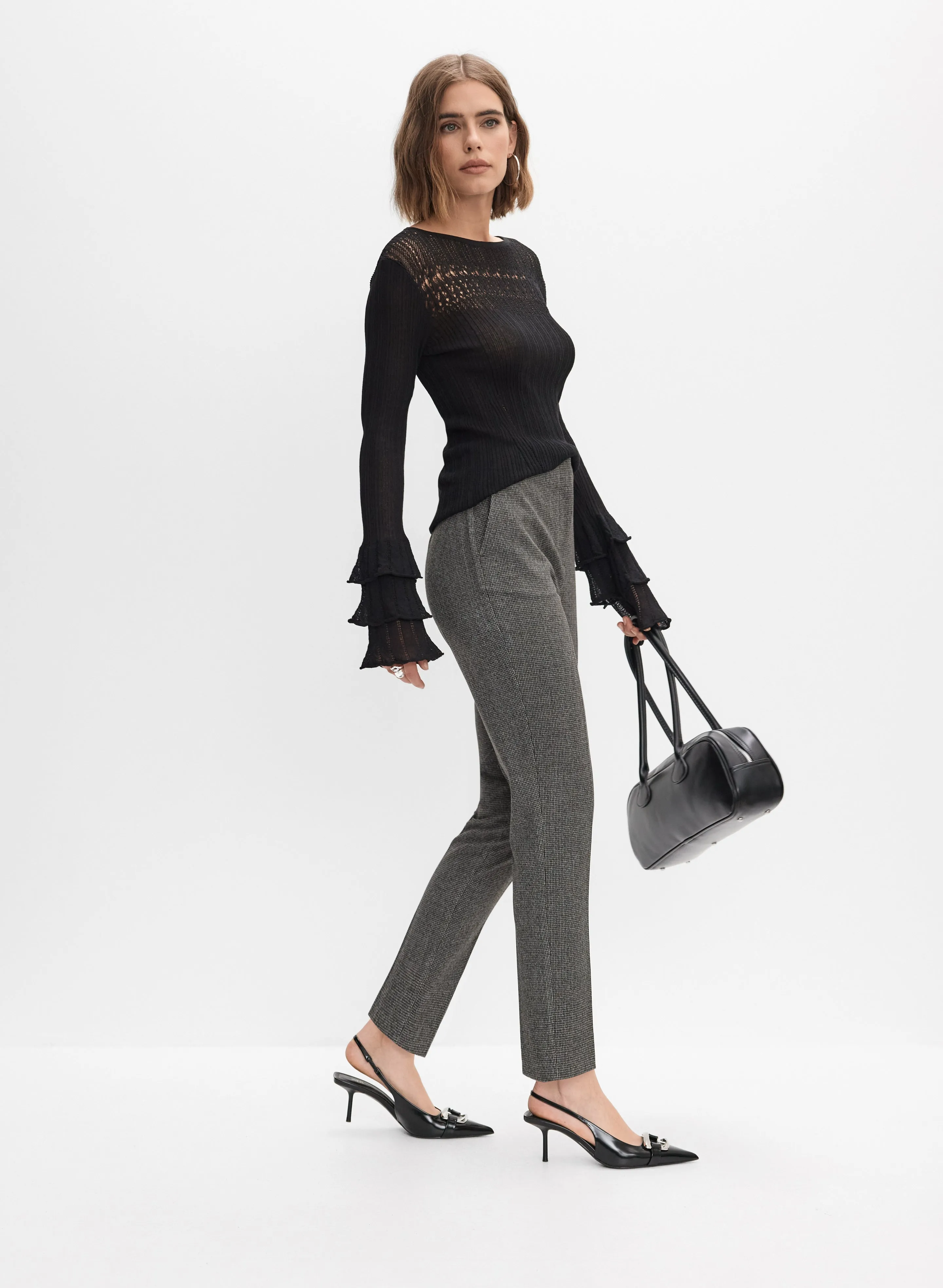 Juliette Houndstooth Pants sold by Melanie Lyne product image thumbnail 5