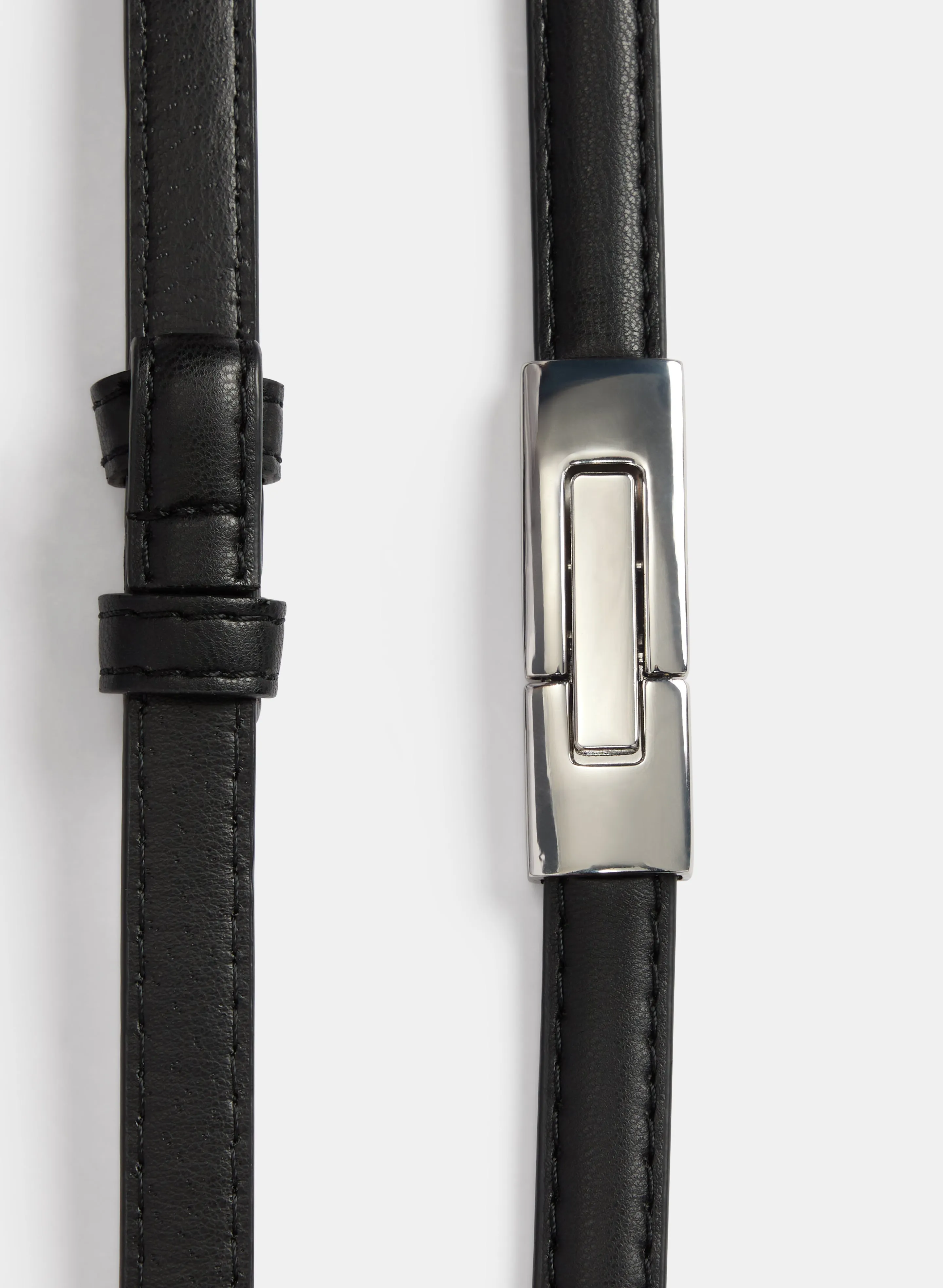 Thin Vegan Leather Belt sold by Melanie Lyne product image thumbnail 2