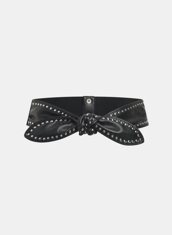 Knotted Vegan Leather Belt sold by Melanie Lyne