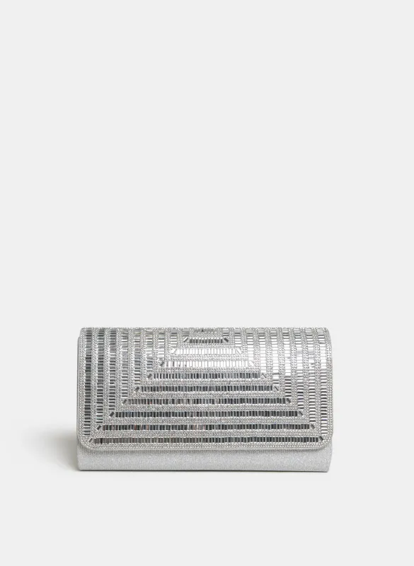 Crystal Baguette Embellished Handbag sold by Melanie Lyne