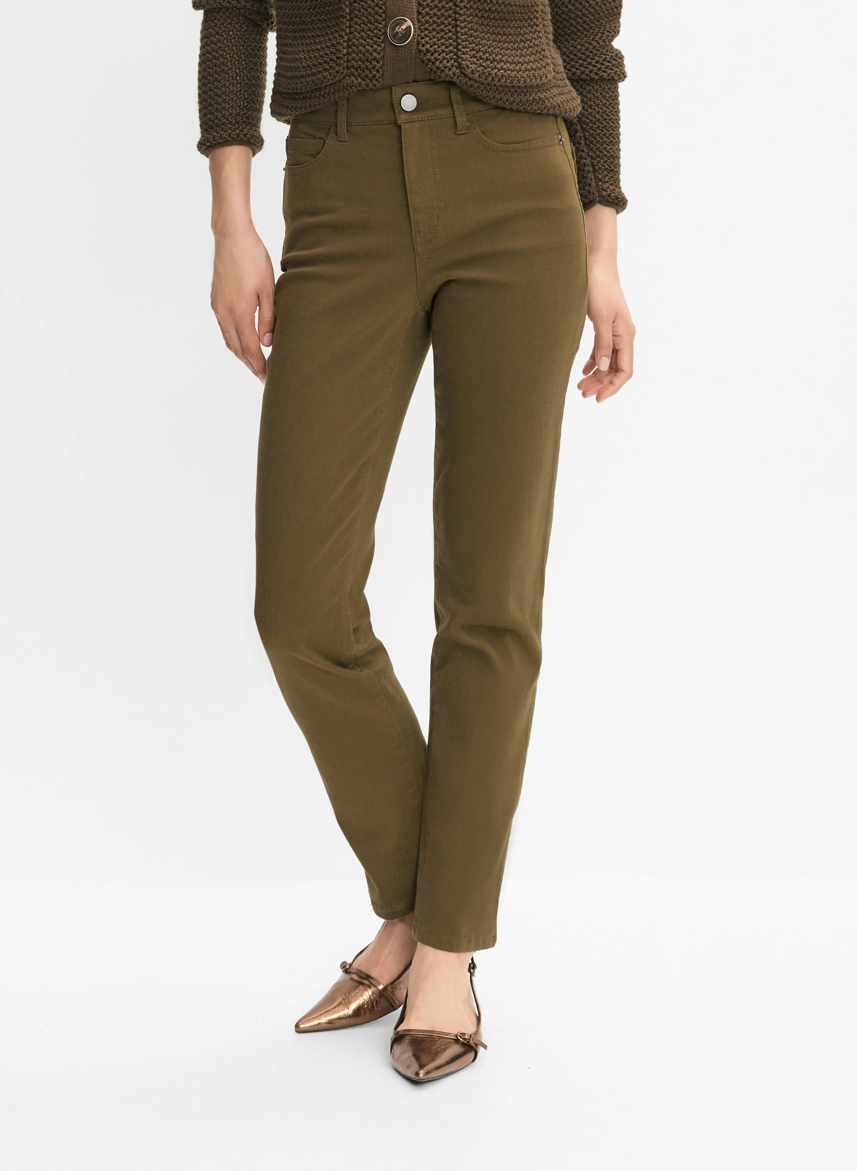 Straight-Leg Jeans sold by Melanie Lyne