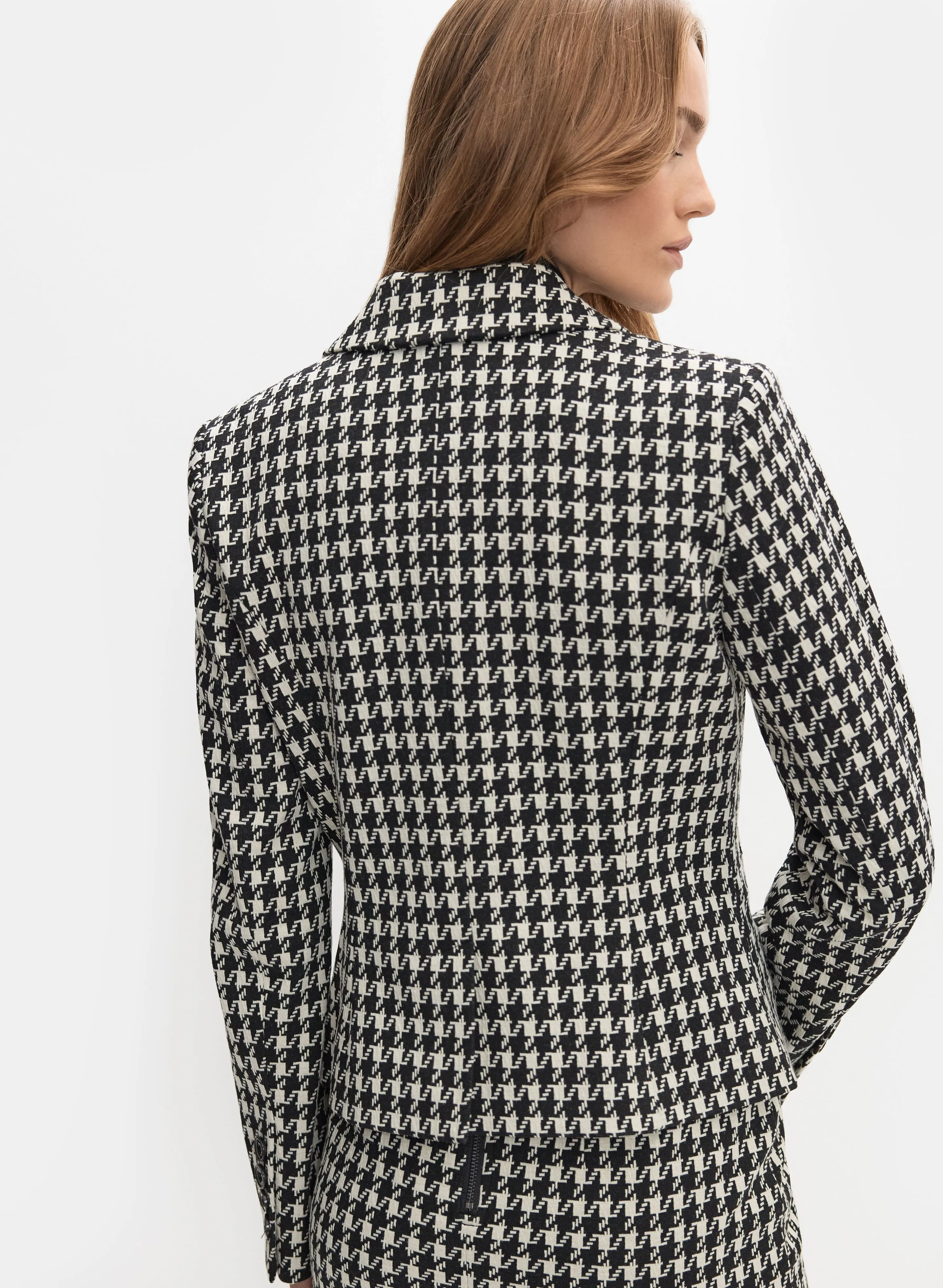 Houndstooth Knit Blazer sold by Melanie Lyne product image thumbnail 2