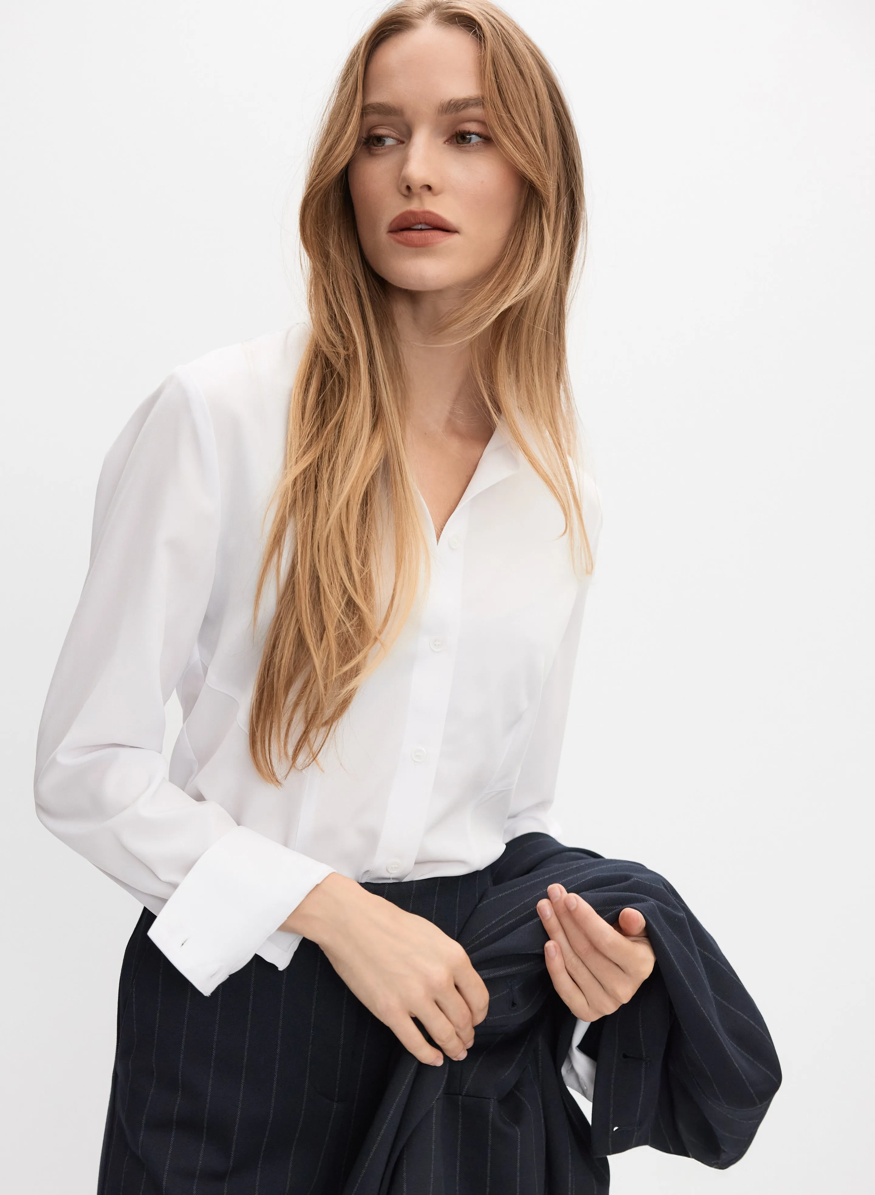 Stand Collar Blouse sold by Melanie Lyne