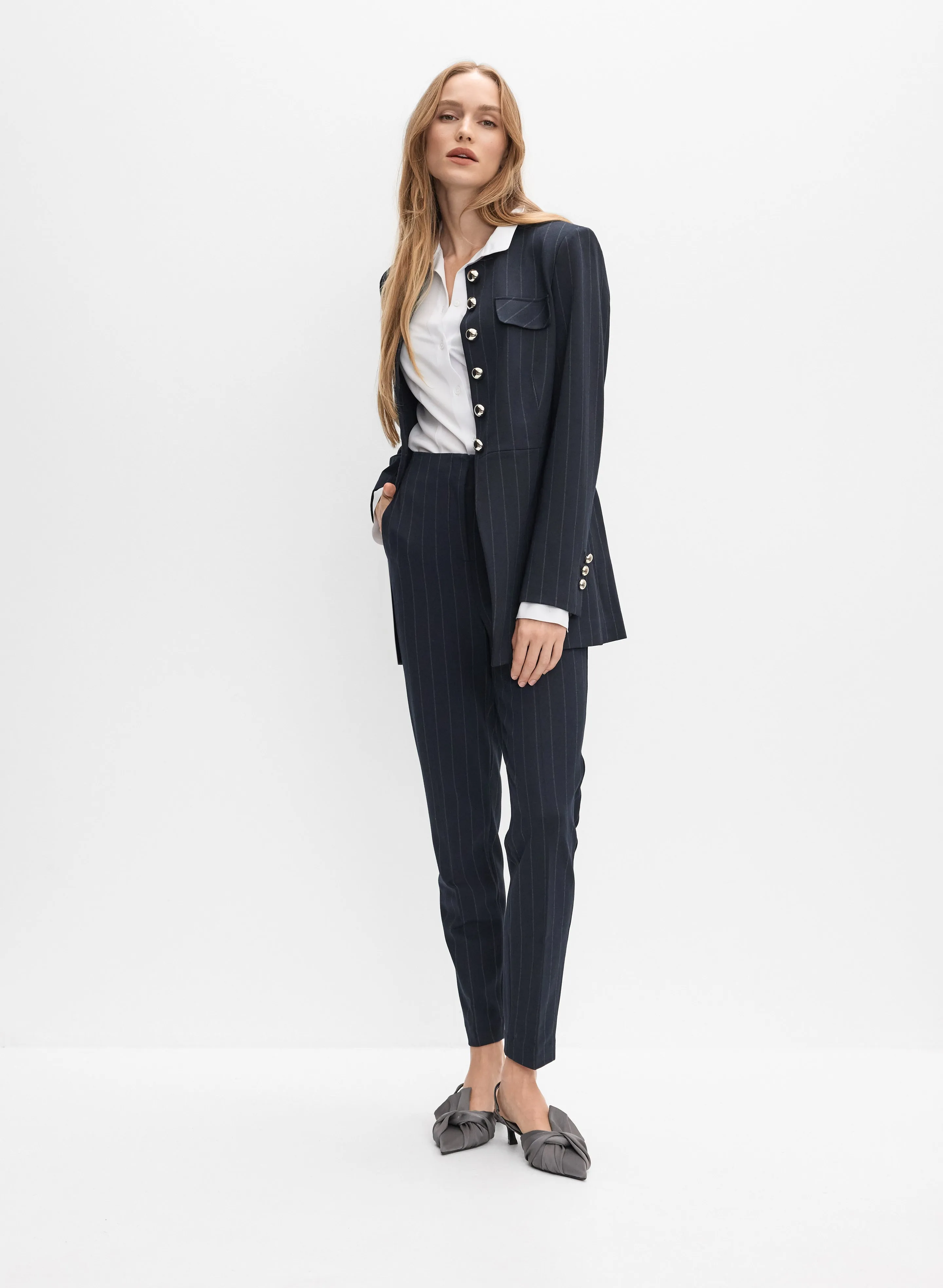 Stand Collar Blouse sold by Melanie Lyne product image thumbnail 3