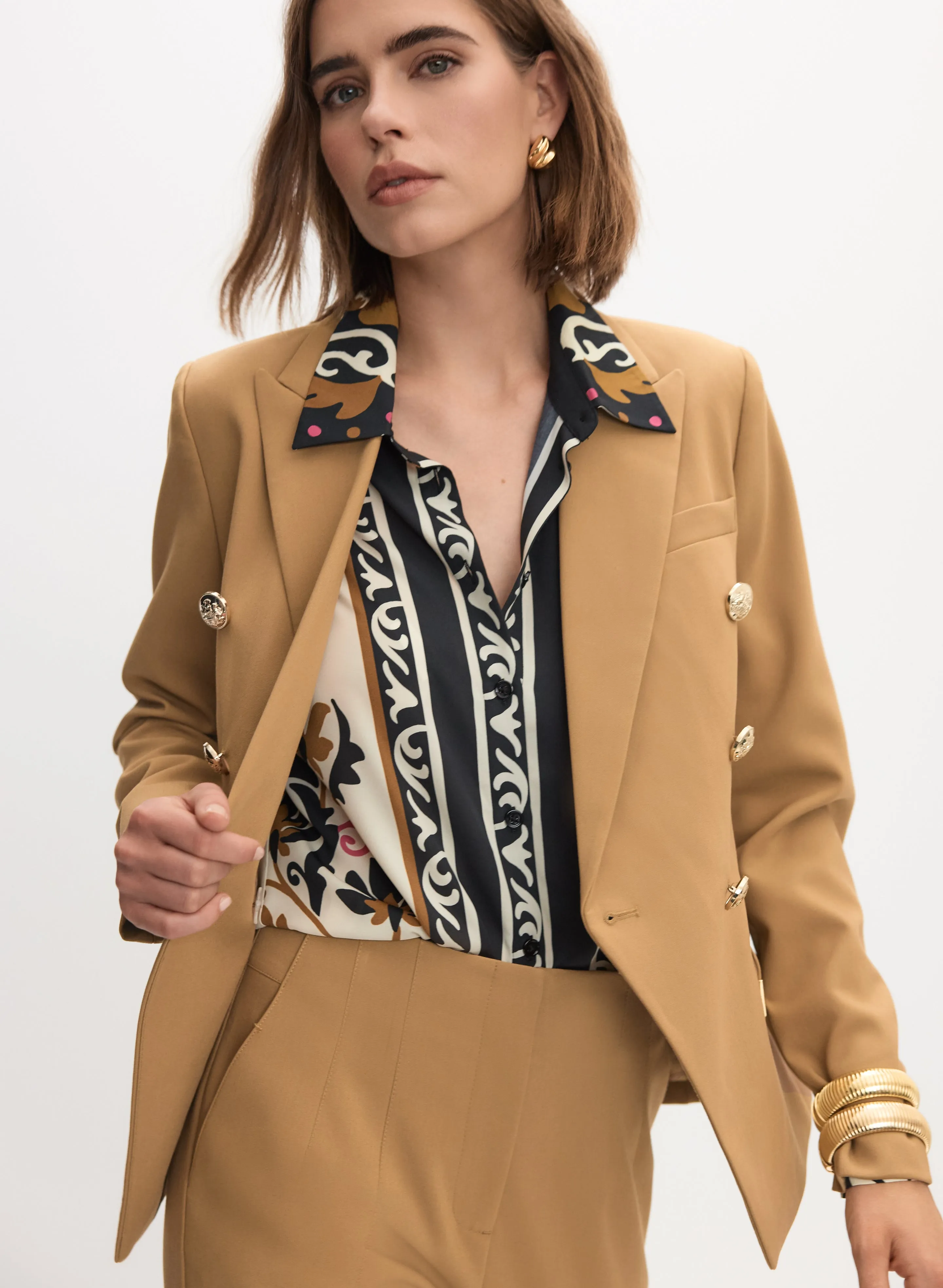 Peaked Lapel Blazer sold by Melanie Lyne