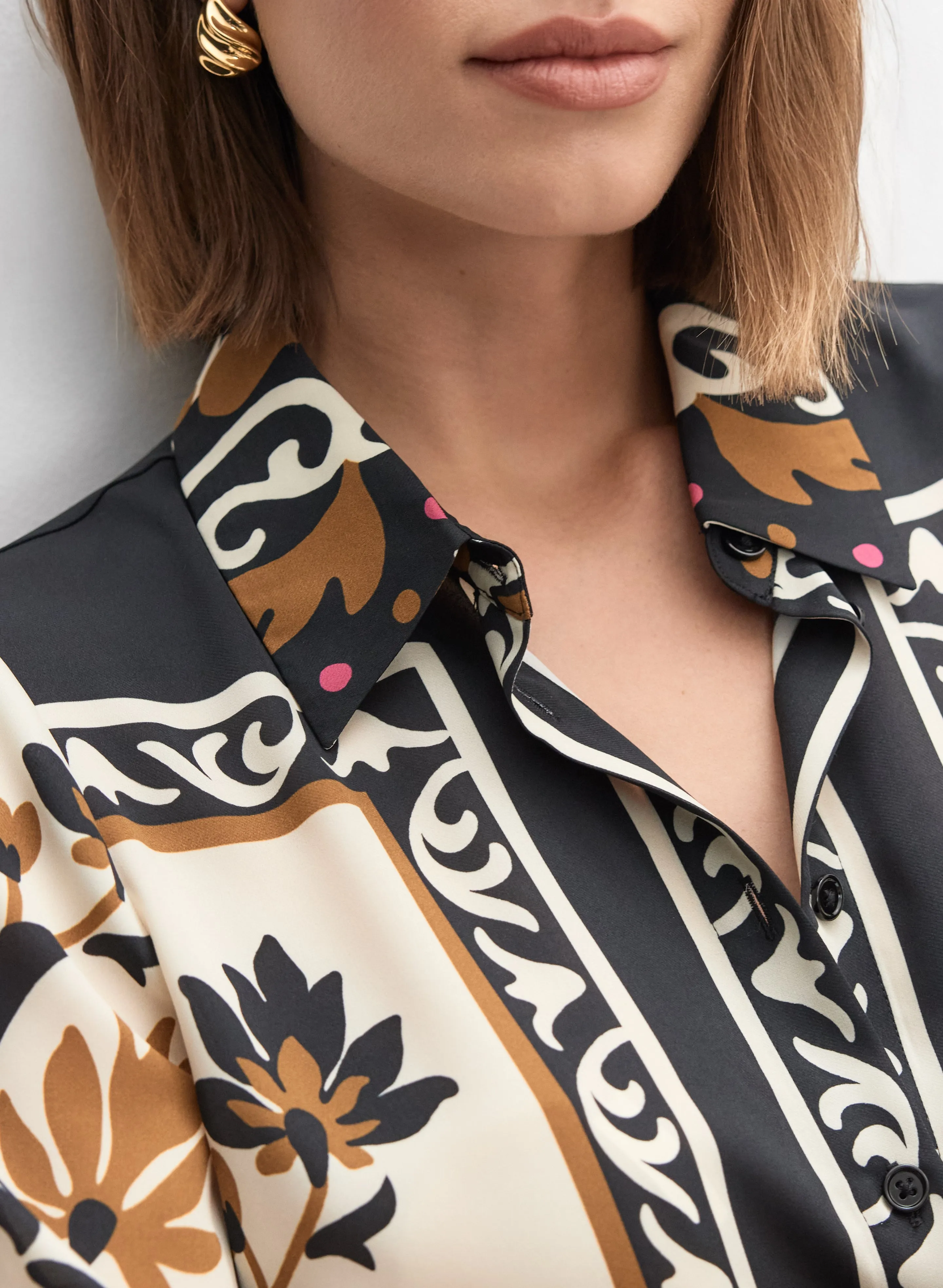 Ornate Print Blouse sold by Melanie Lyne product image thumbnail 3