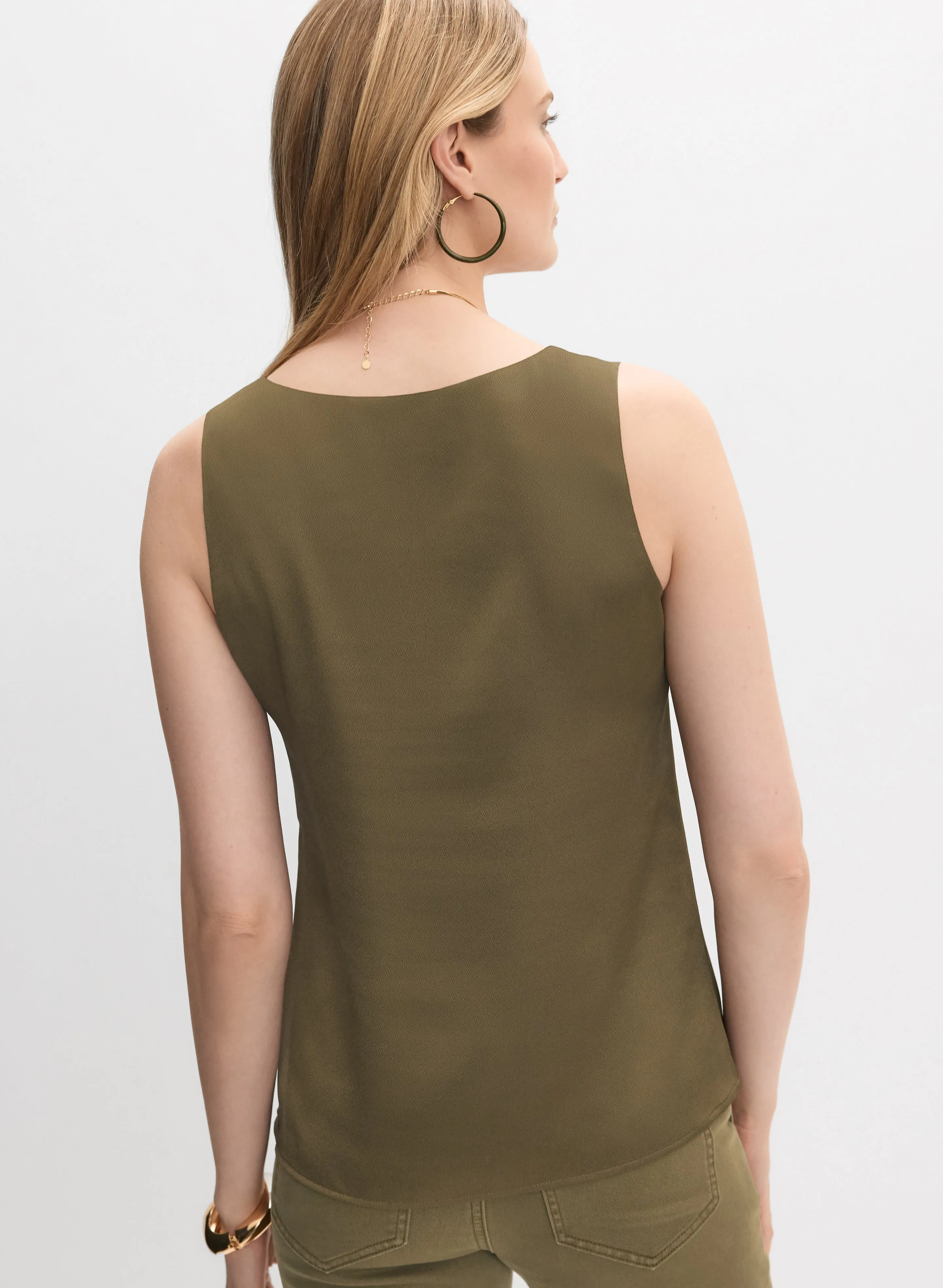 Sleeveless Satin Blouse sold by Melanie Lyne product image thumbnail 3