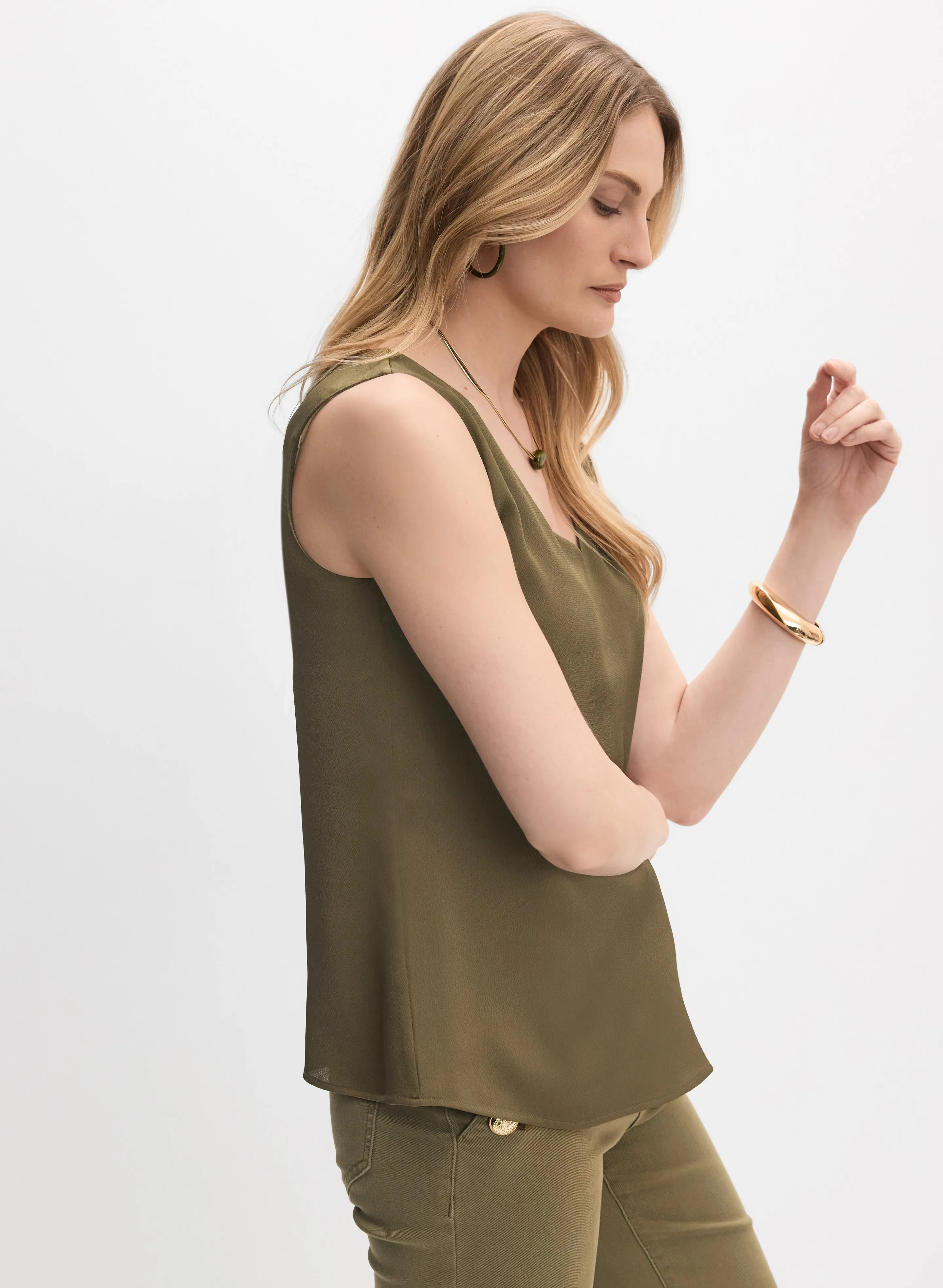 Sleeveless Satin Blouse sold by Melanie Lyne product image thumbnail 2