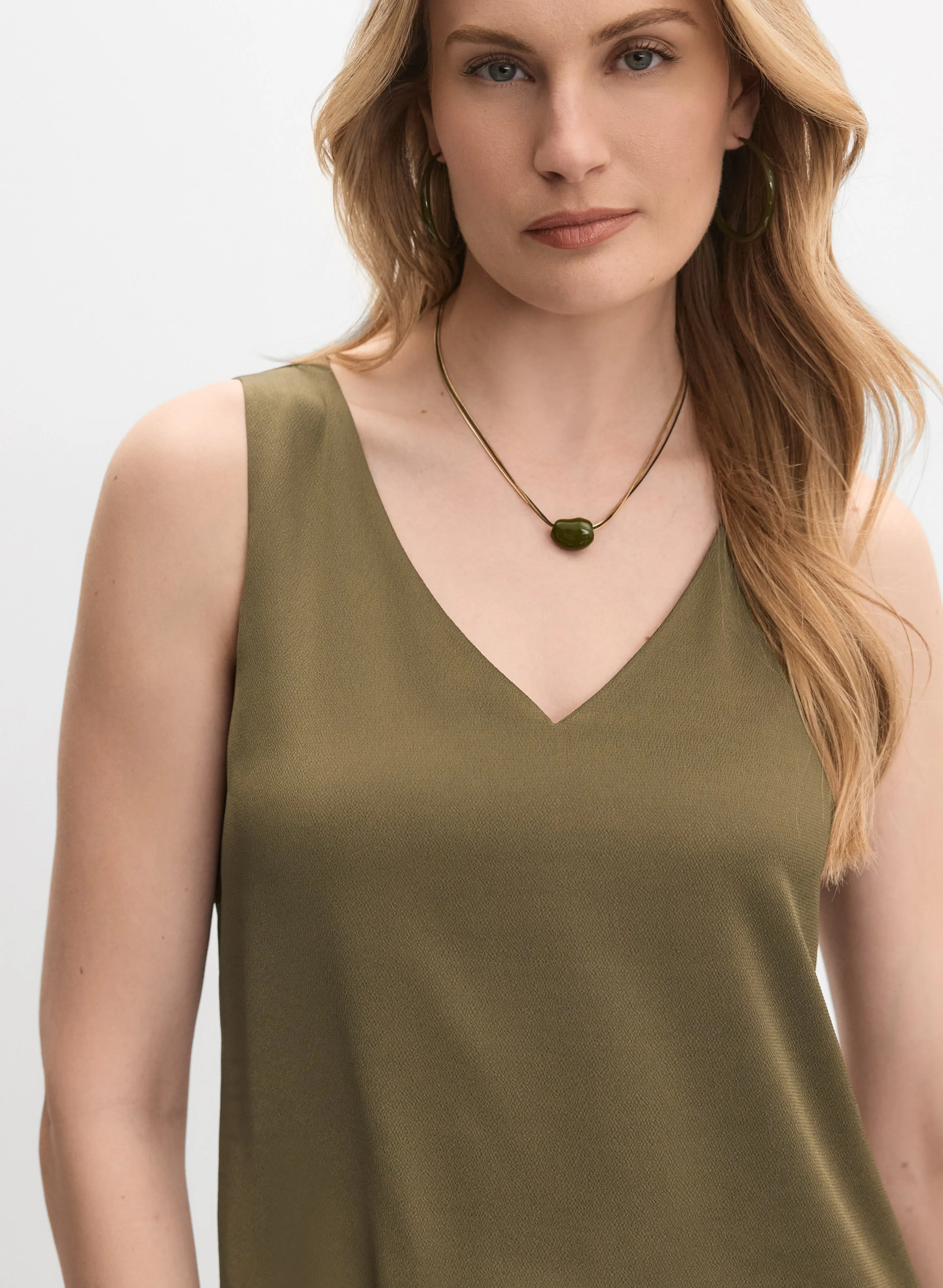 Sleeveless Satin Blouse sold by Melanie Lyne product image thumbnail 5