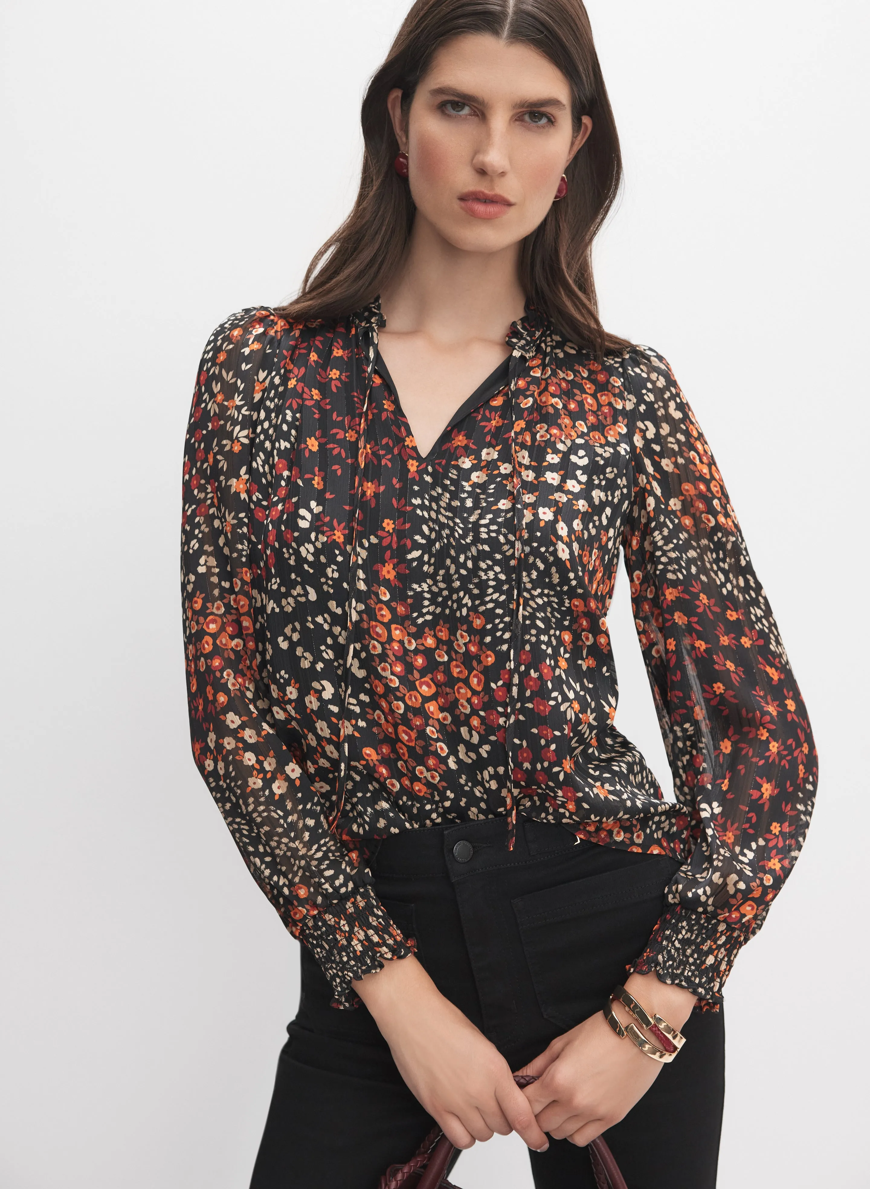 Floral Chiffon Blouse sold by Melanie Lyne