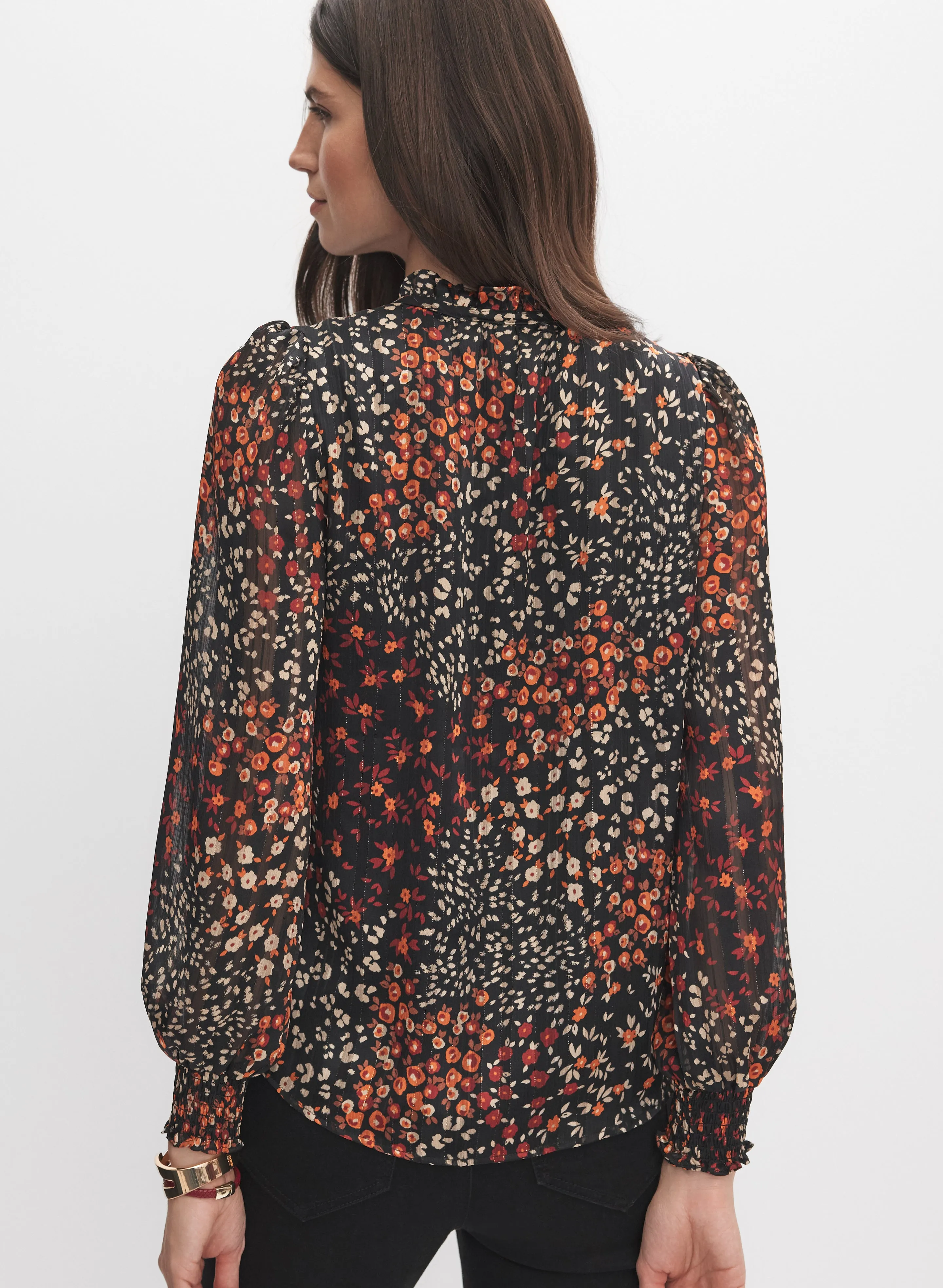 Floral Chiffon Blouse sold by Melanie Lyne product image thumbnail 3