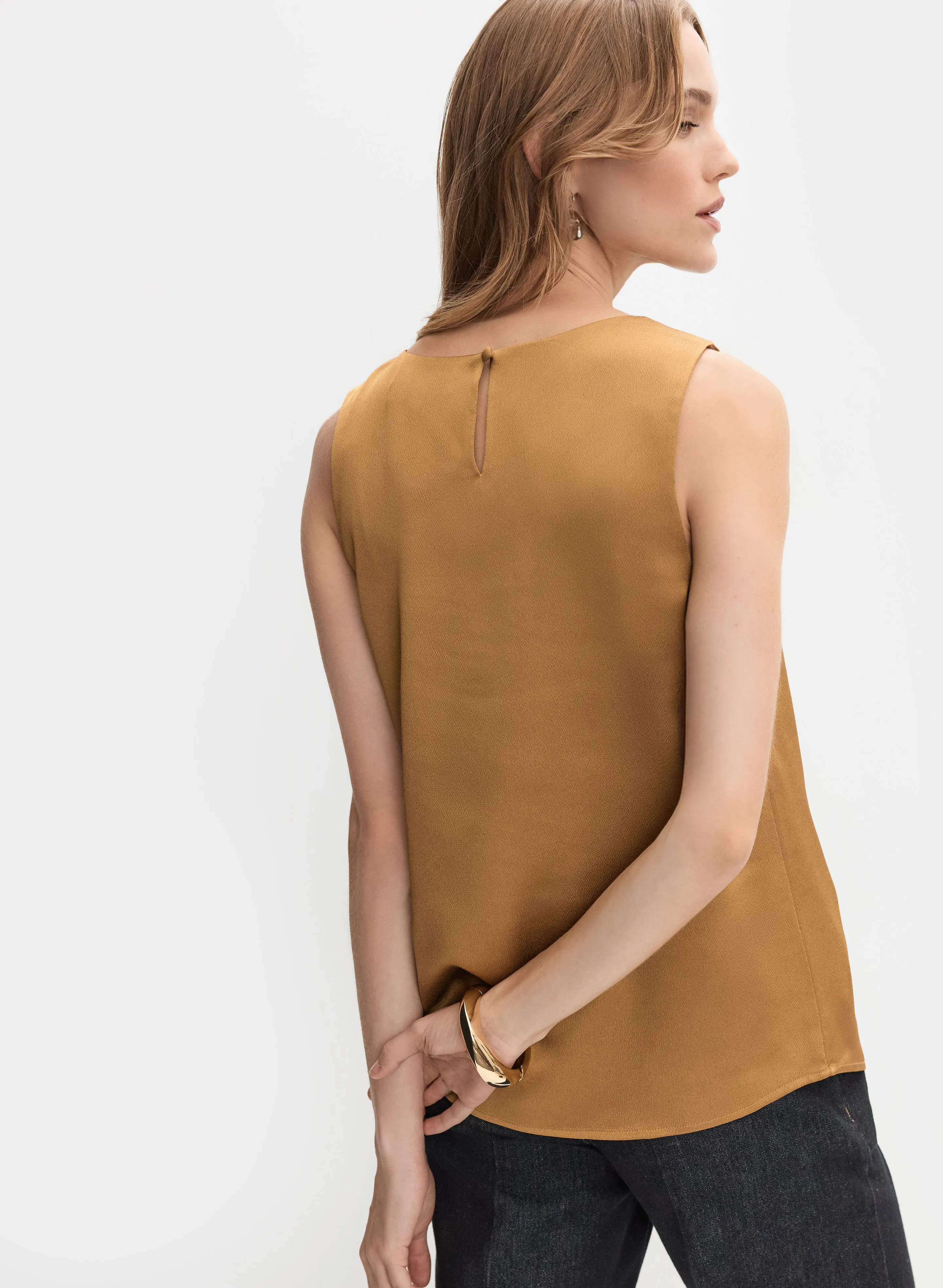 Sleeveless Satin Blouse sold by Melanie Lyne product image thumbnail 4