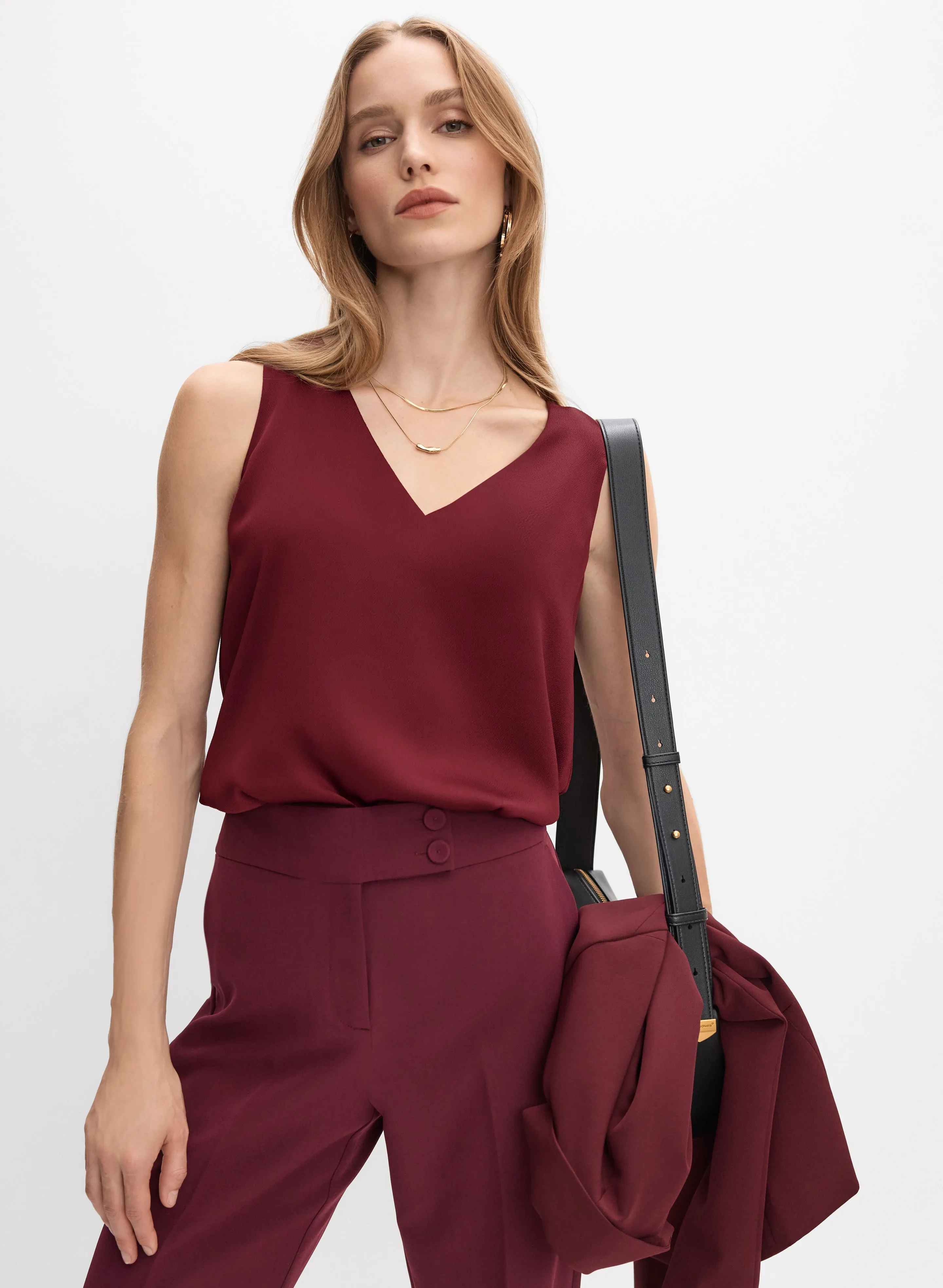 Sleeveless Satin Blouse sold by Melanie Lyne