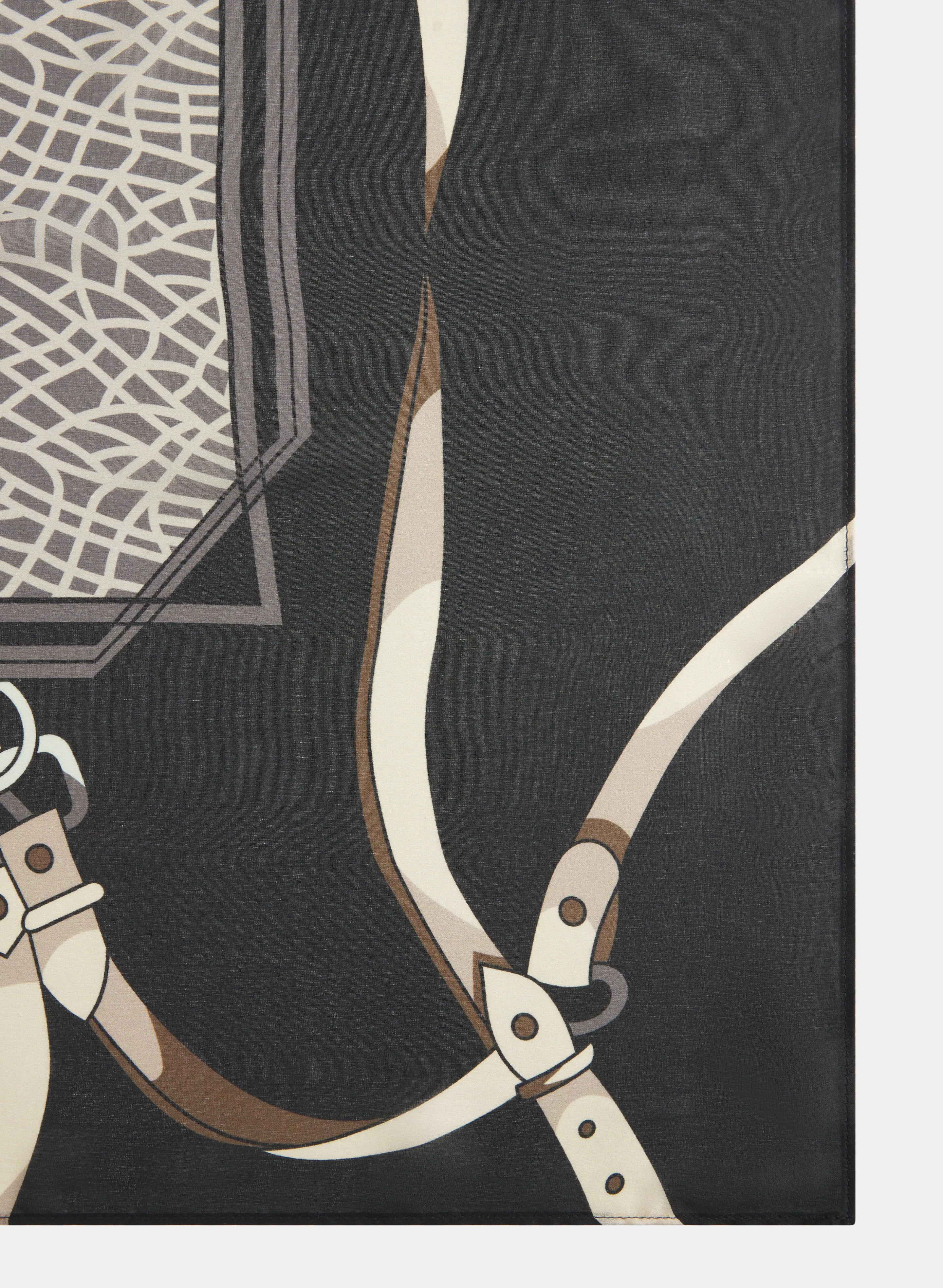 Equestrian Print Scarf sold by Melanie Lyne product image thumbnail 4