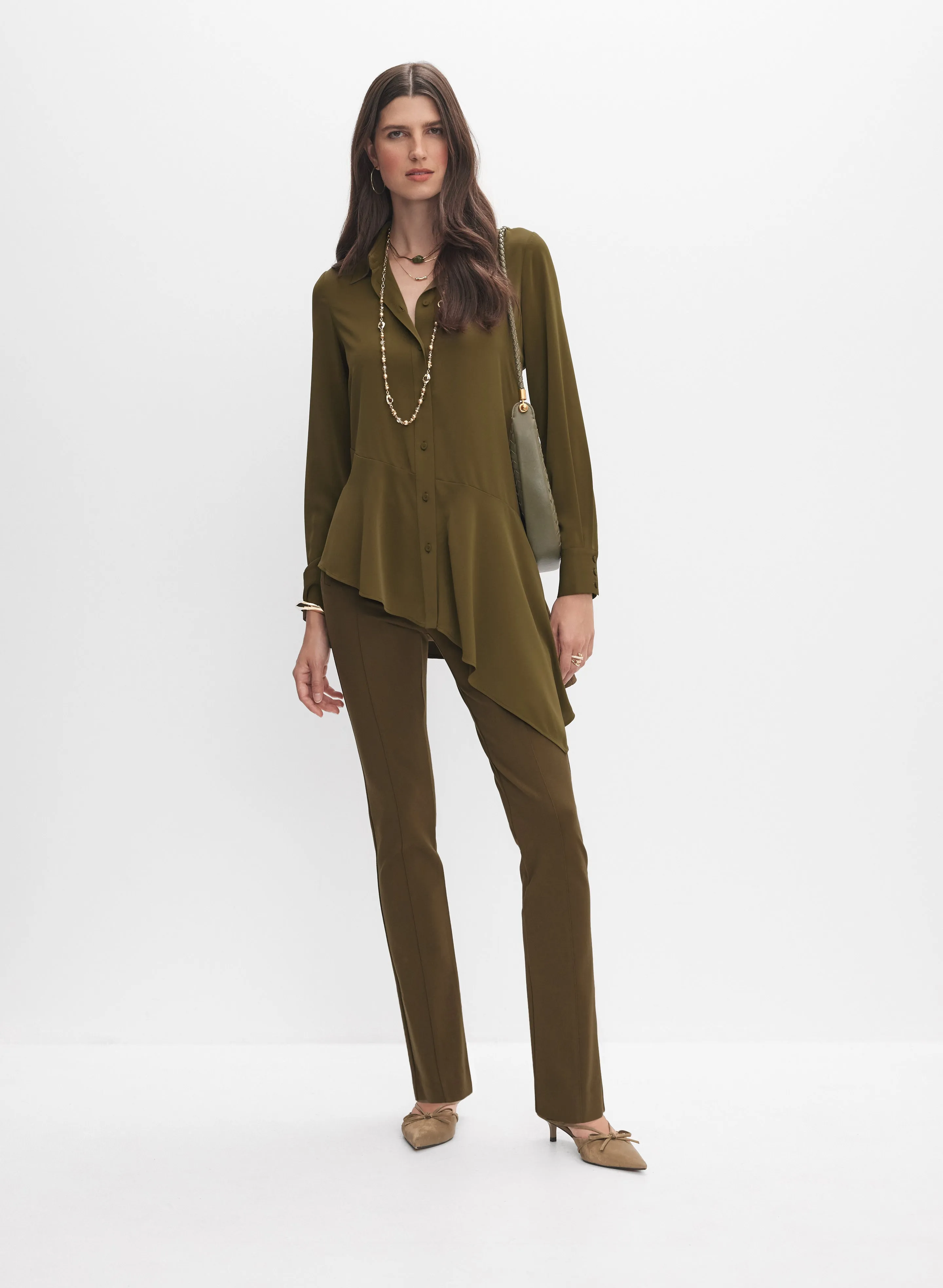 Asymmetric Flounce Hem Top sold by Melanie Lyne product image thumbnail 4