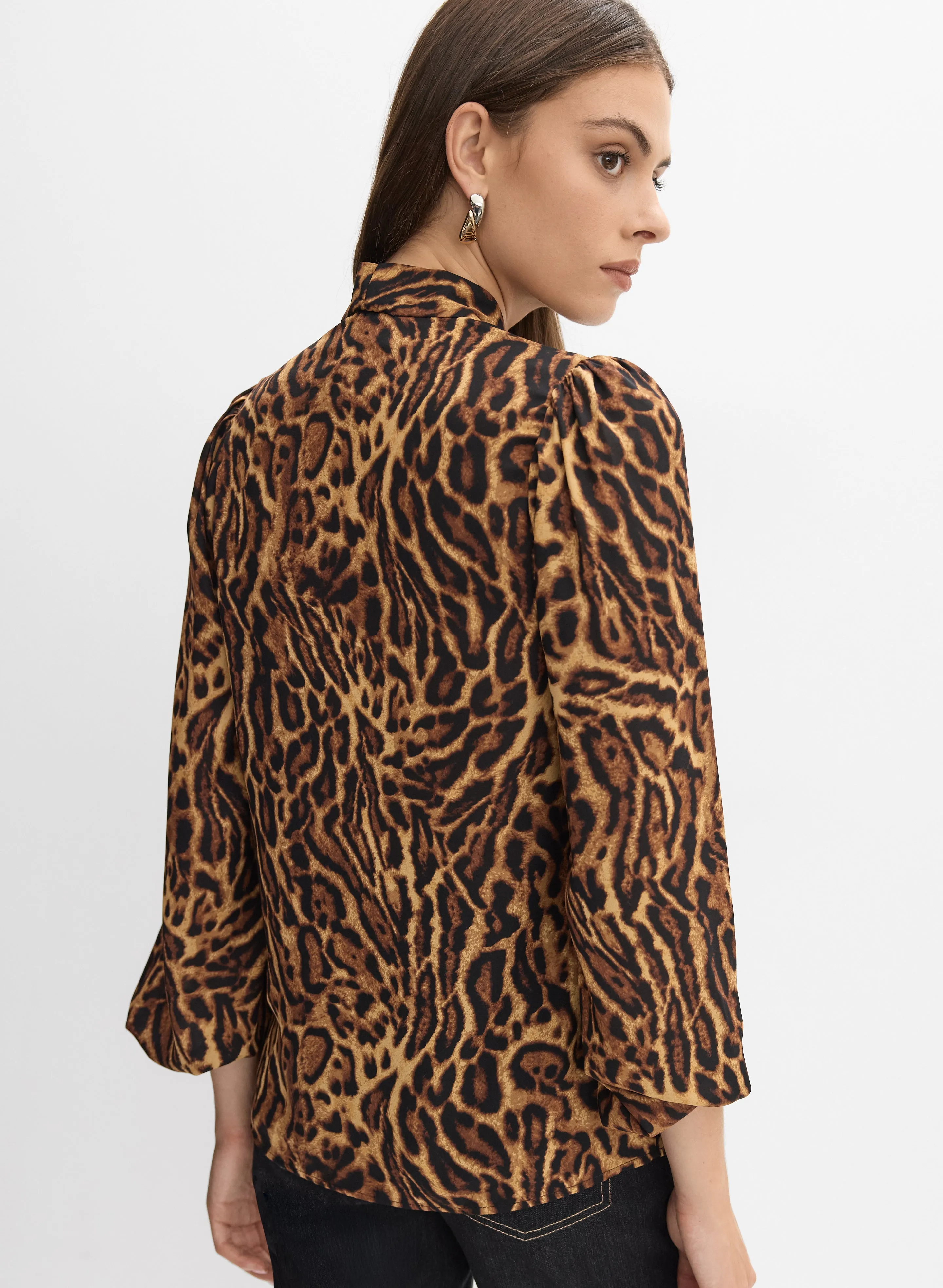 Joseph Ribkoff - Leopard Print Blouse sold by Melanie Lyne product image thumbnail 2