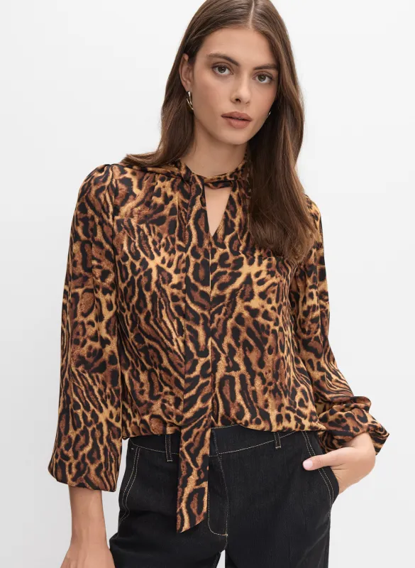 Joseph Ribkoff - Leopard Print Blouse made by Melanie Lyne