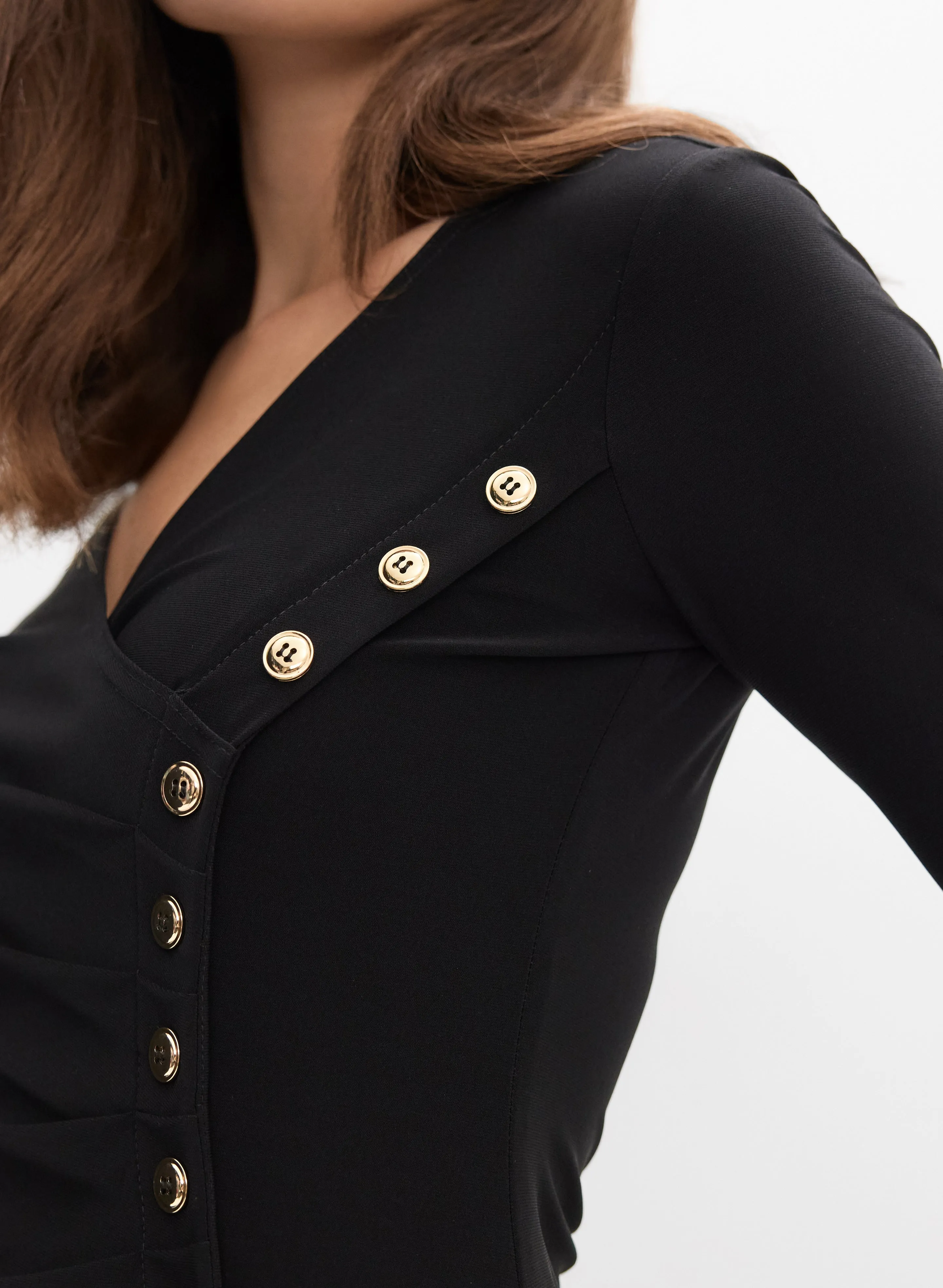 Joseph Ribkoff - Button Detail Top sold by Melanie Lyne product image thumbnail 5