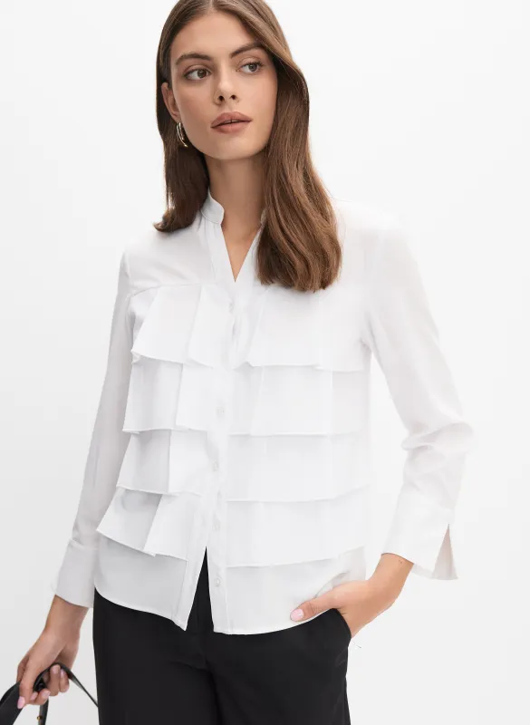 Joseph Ribkoff - Tiered Blouse made by Melanie Lyne