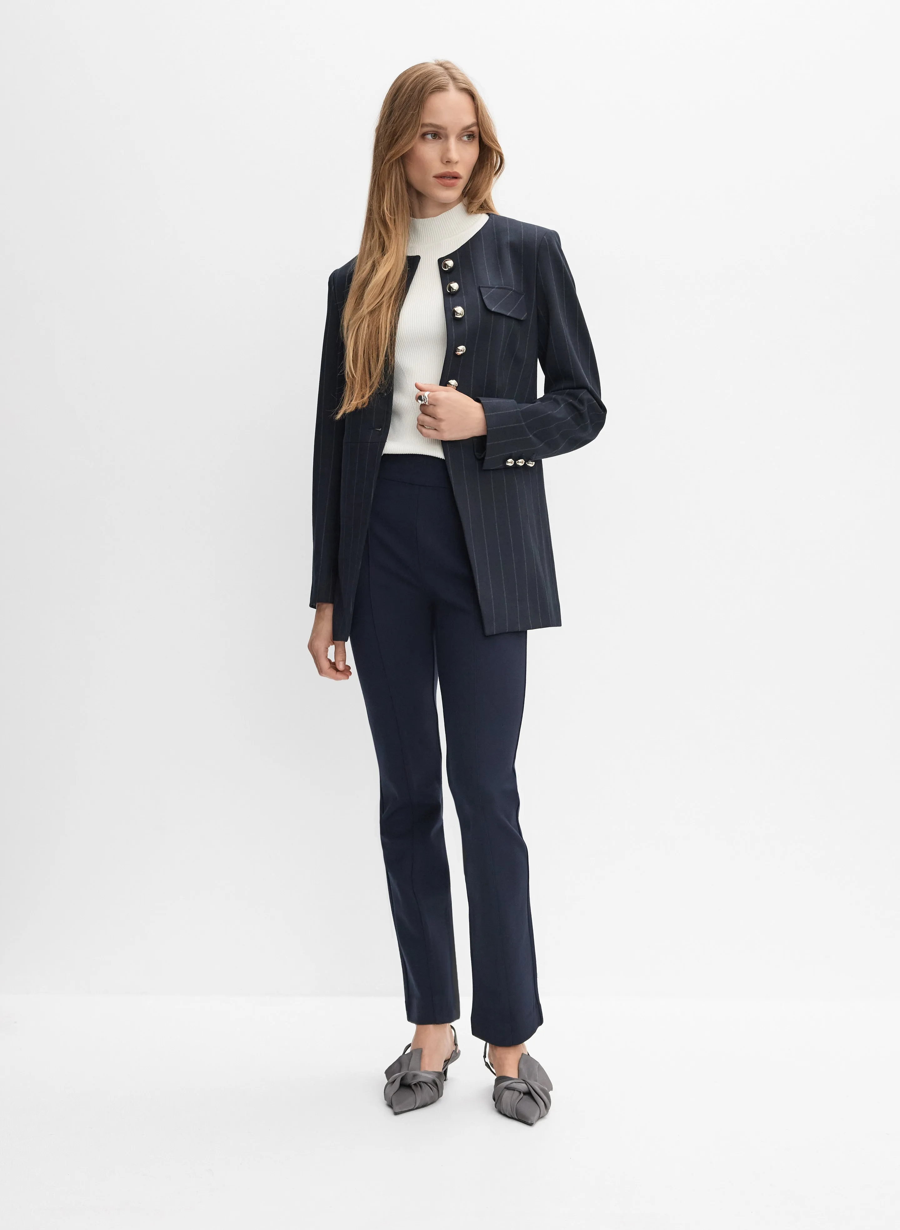 Sleeveless Mock Neck Sweater sold by Melanie Lyne product image thumbnail 4