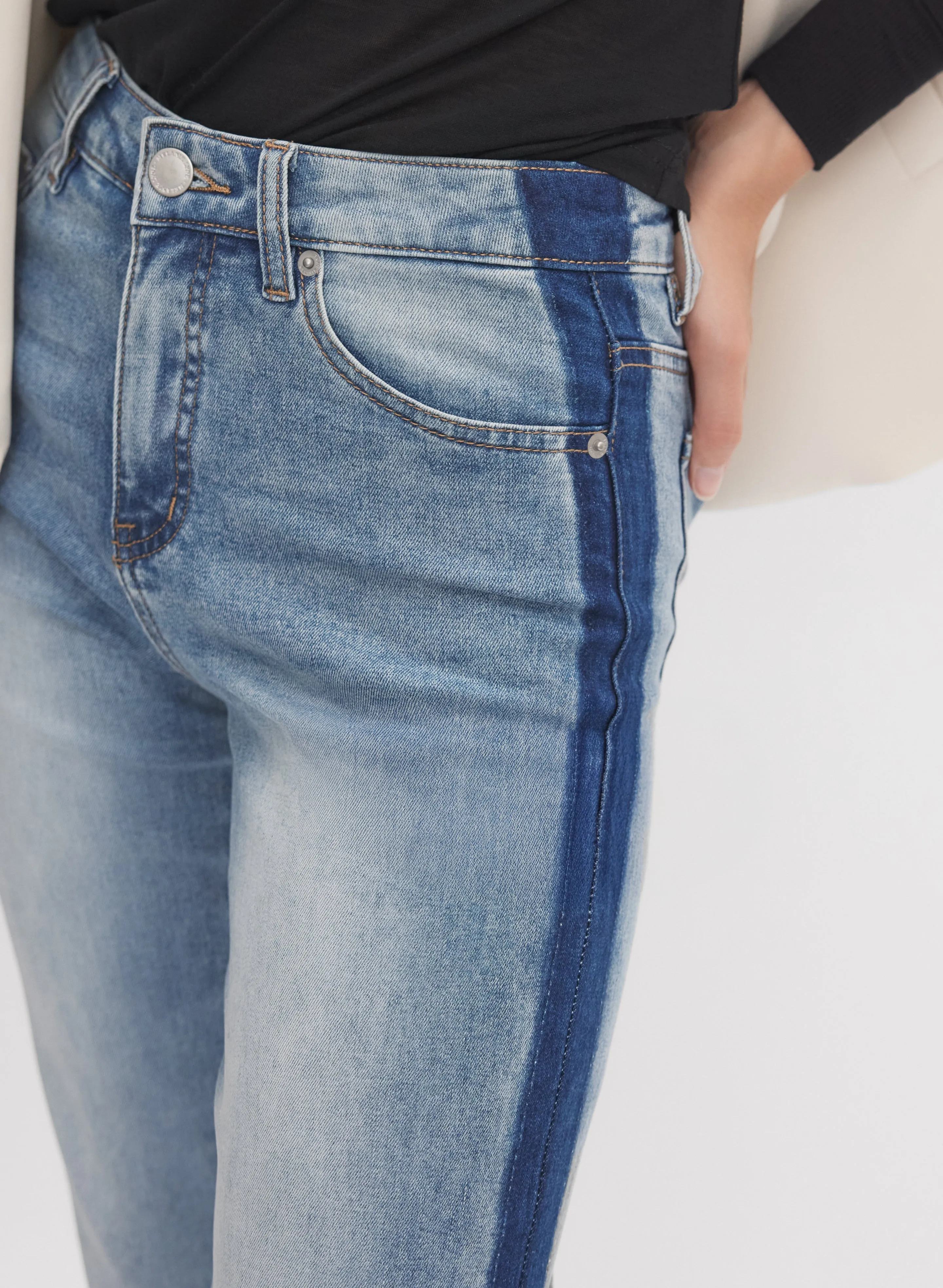 Washed Seam Straight Leg Jeans sold by Melanie Lyne product image thumbnail 2