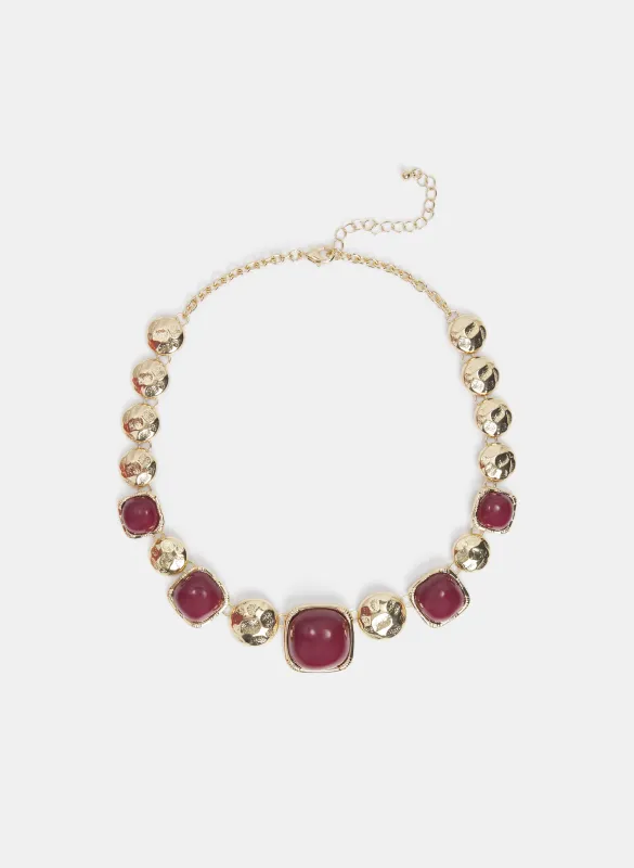 Round Stone Necklace sold by Melanie Lyne