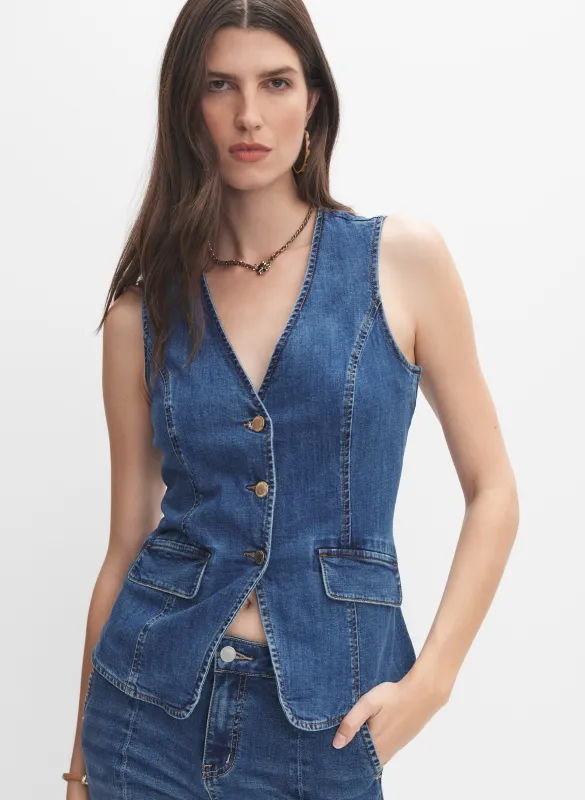 Denim Vest sold by Melanie Lyne