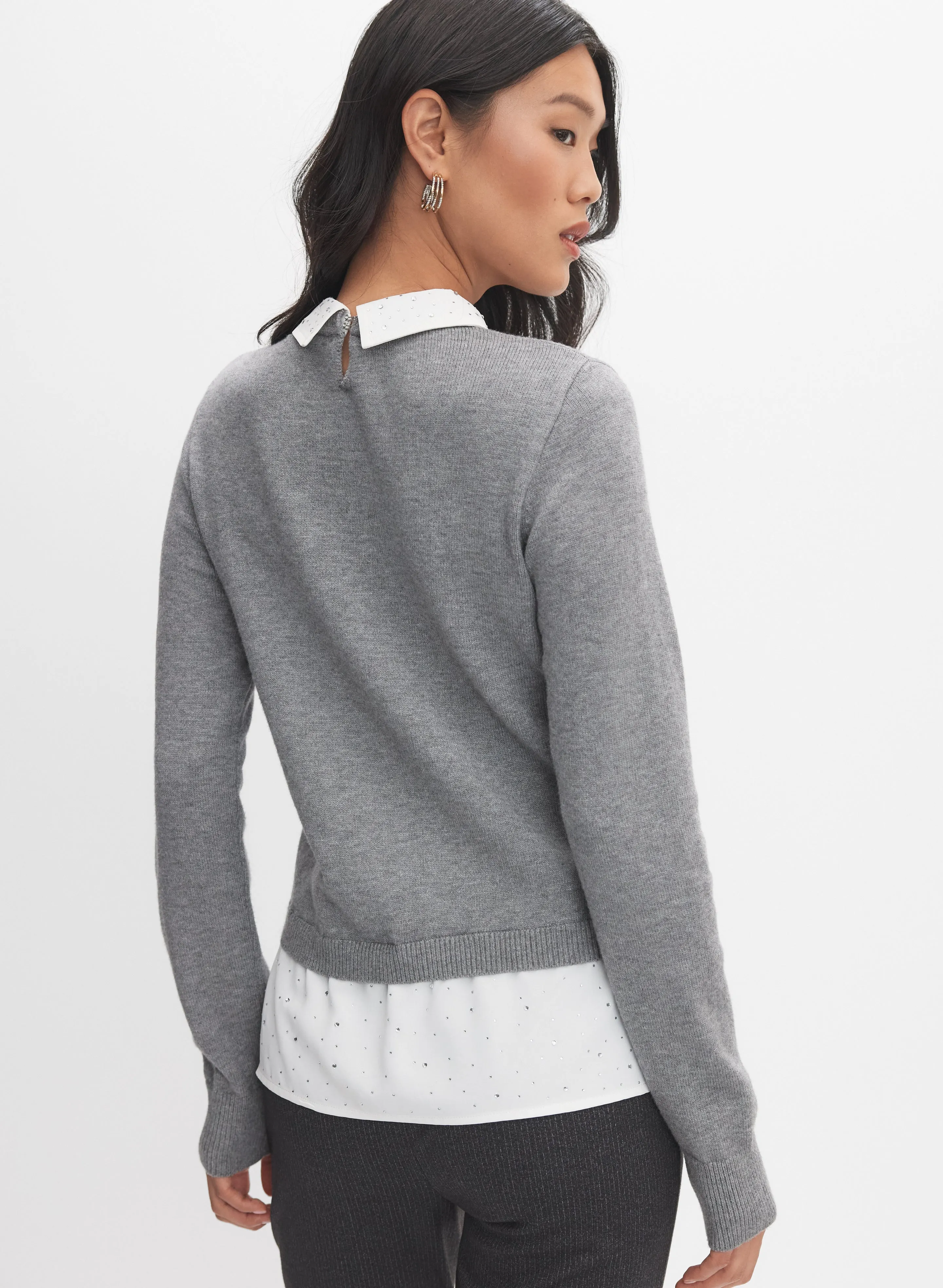 Illusion Layered Sweater sold by Melanie Lyne product image thumbnail 4