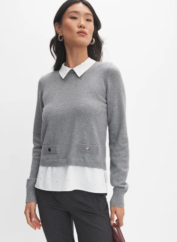 Illusion Layered Sweater sold by Melanie Lyne