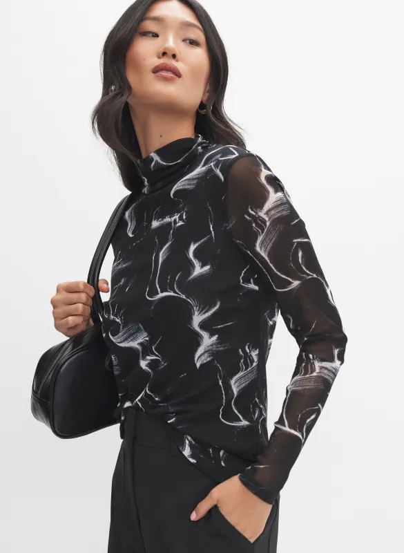 Marble Print Top sold by Melanie Lyne
