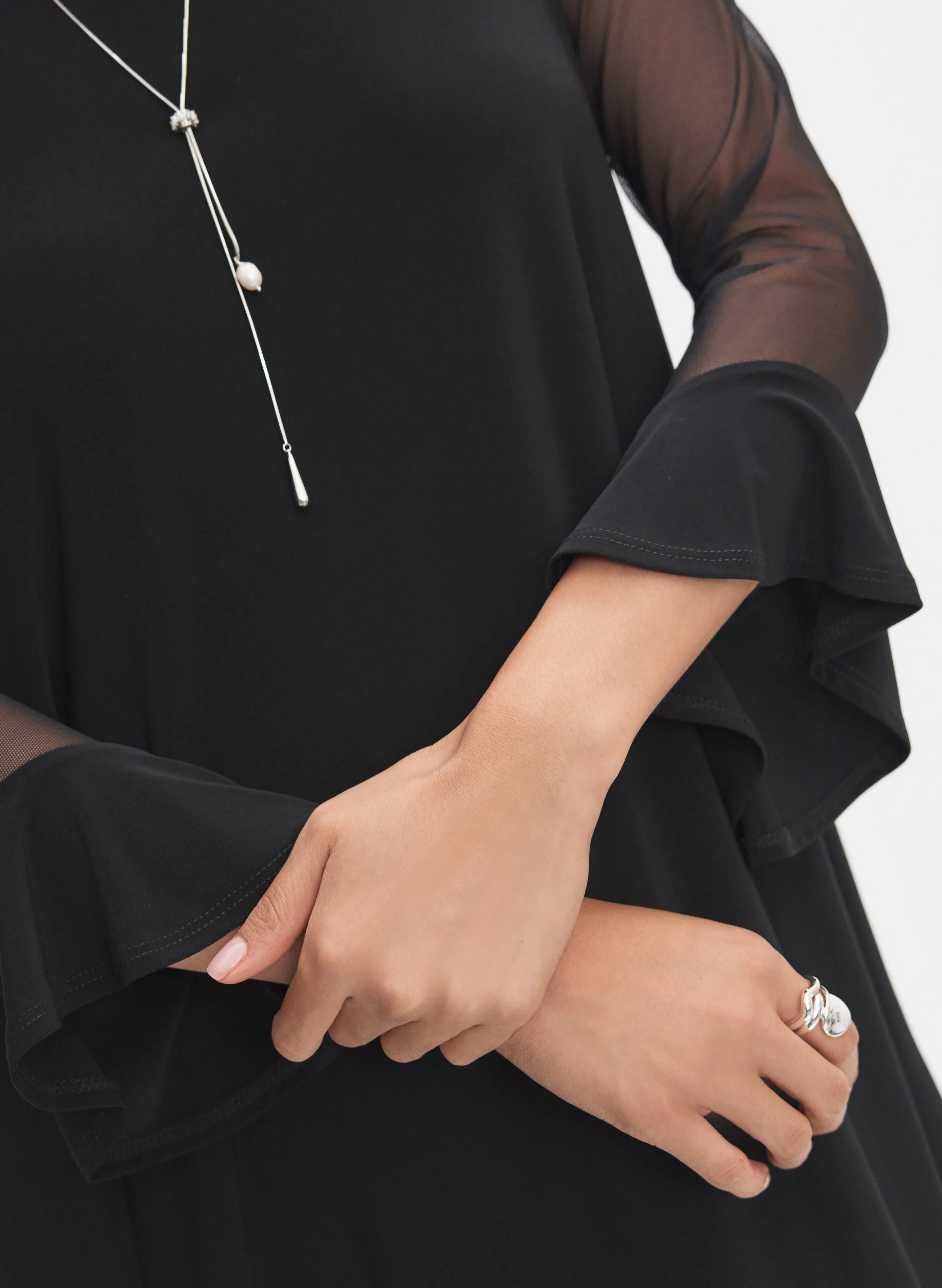 Joseph Ribkoff - Bell Cuff Tunic Top sold by Melanie Lyne product image thumbnail 2