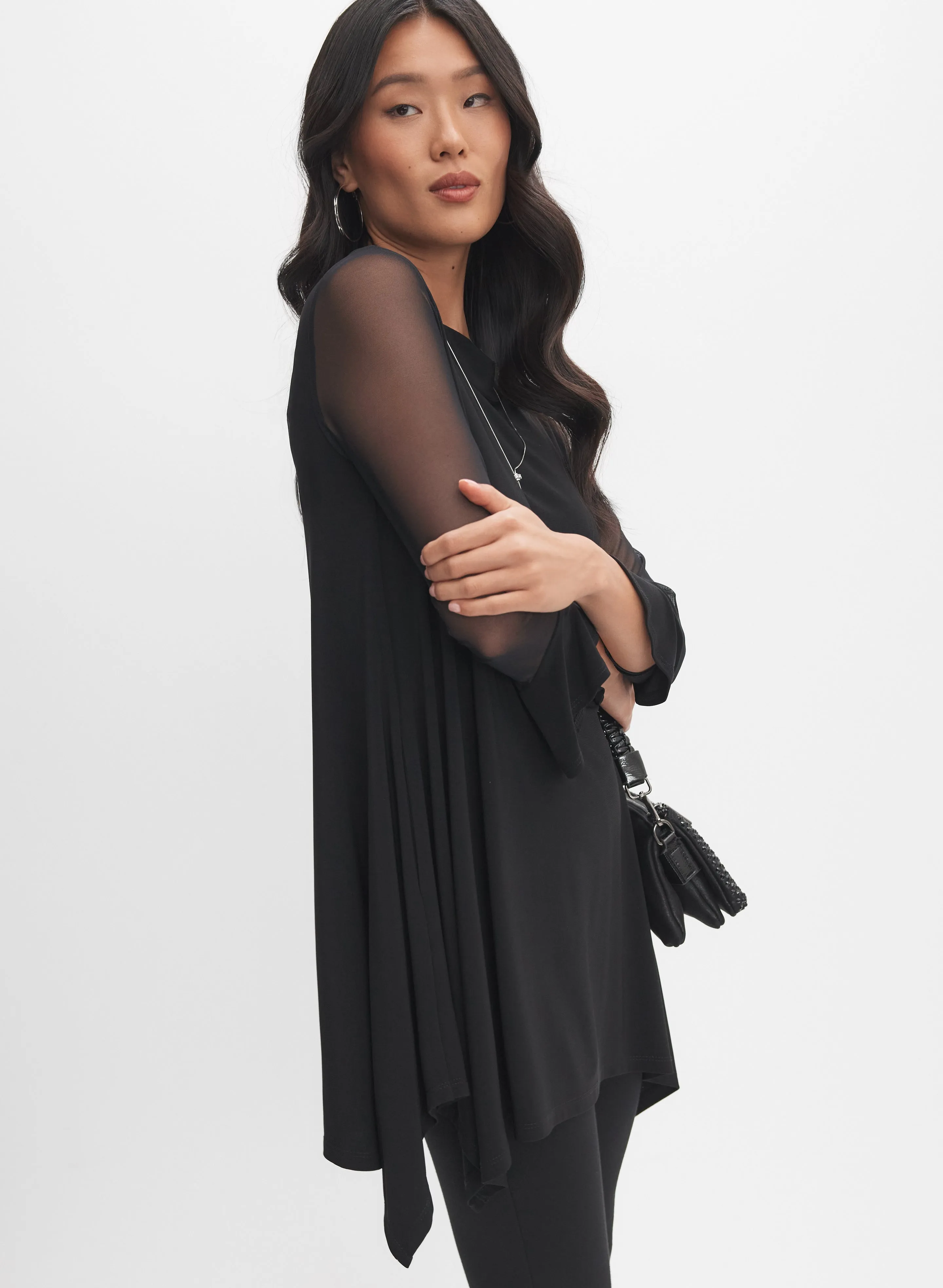 Joseph Ribkoff - Bell Cuff Tunic Top sold by Melanie Lyne product image thumbnail 5