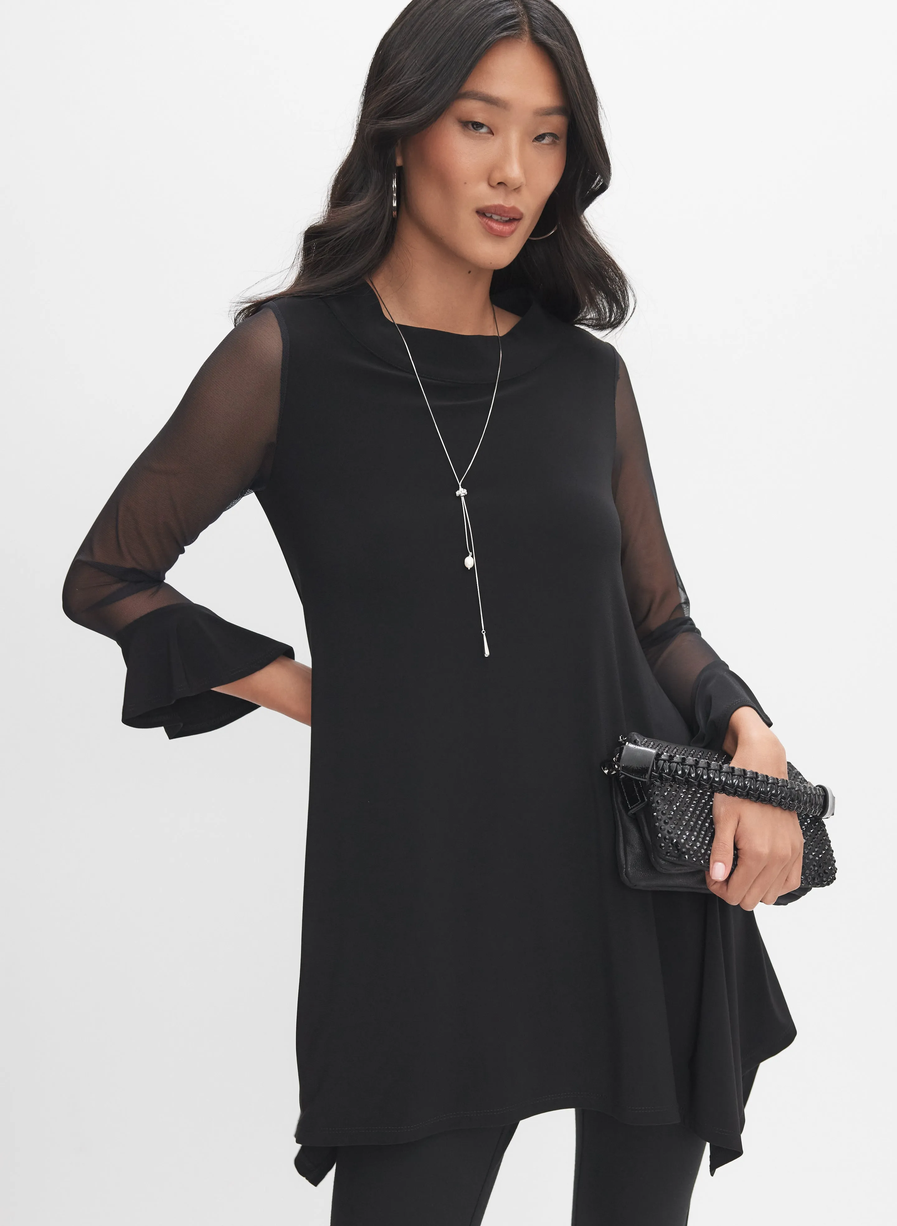 Joseph Ribkoff - Bell Cuff Tunic Top sold by Melanie Lyne