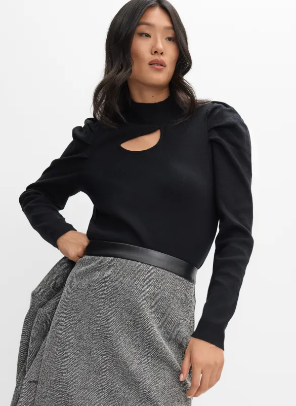 Half-Moon Cut-Out Sweater sold by Melanie Lyne