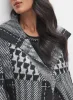 Plaid Knit Cardigan sold by Melanie Lyne