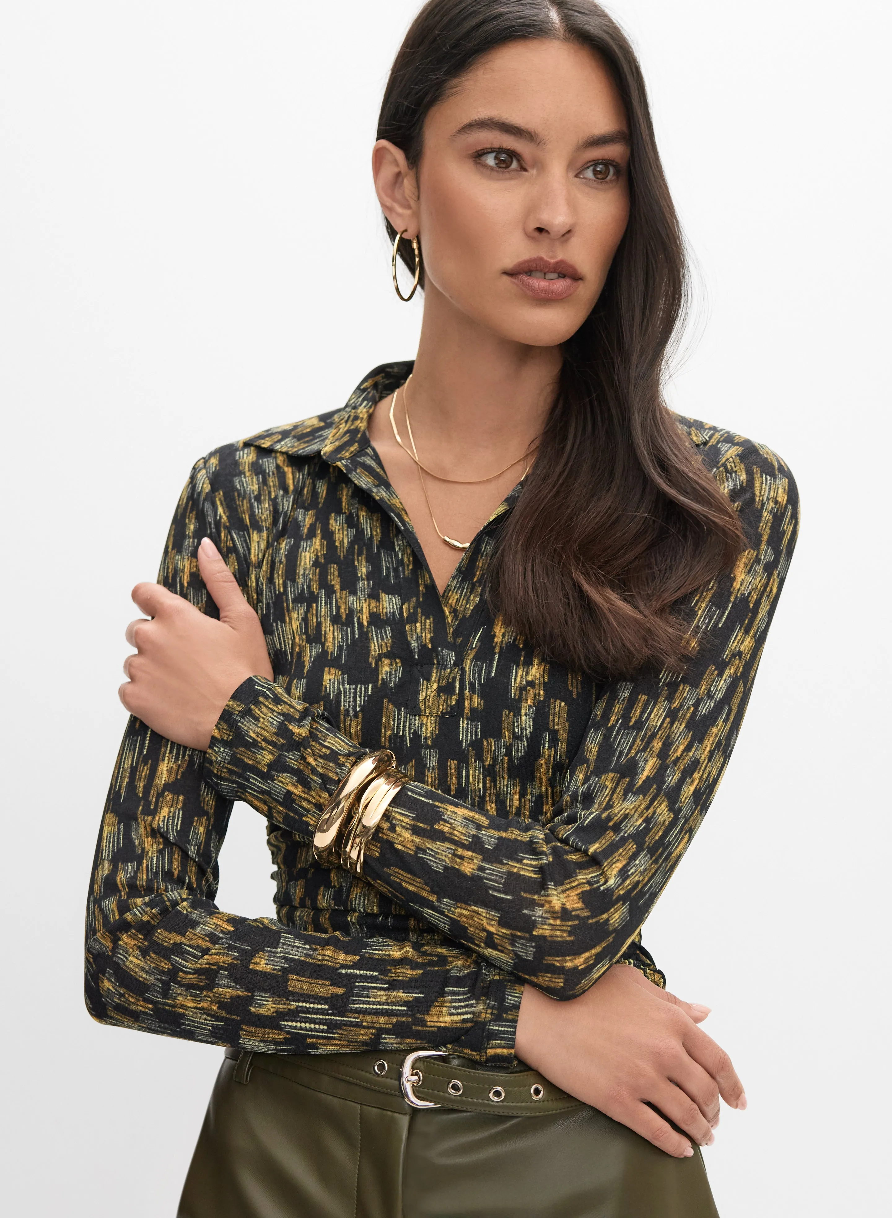 Sequined Abstract Top sold by Melanie Lyne