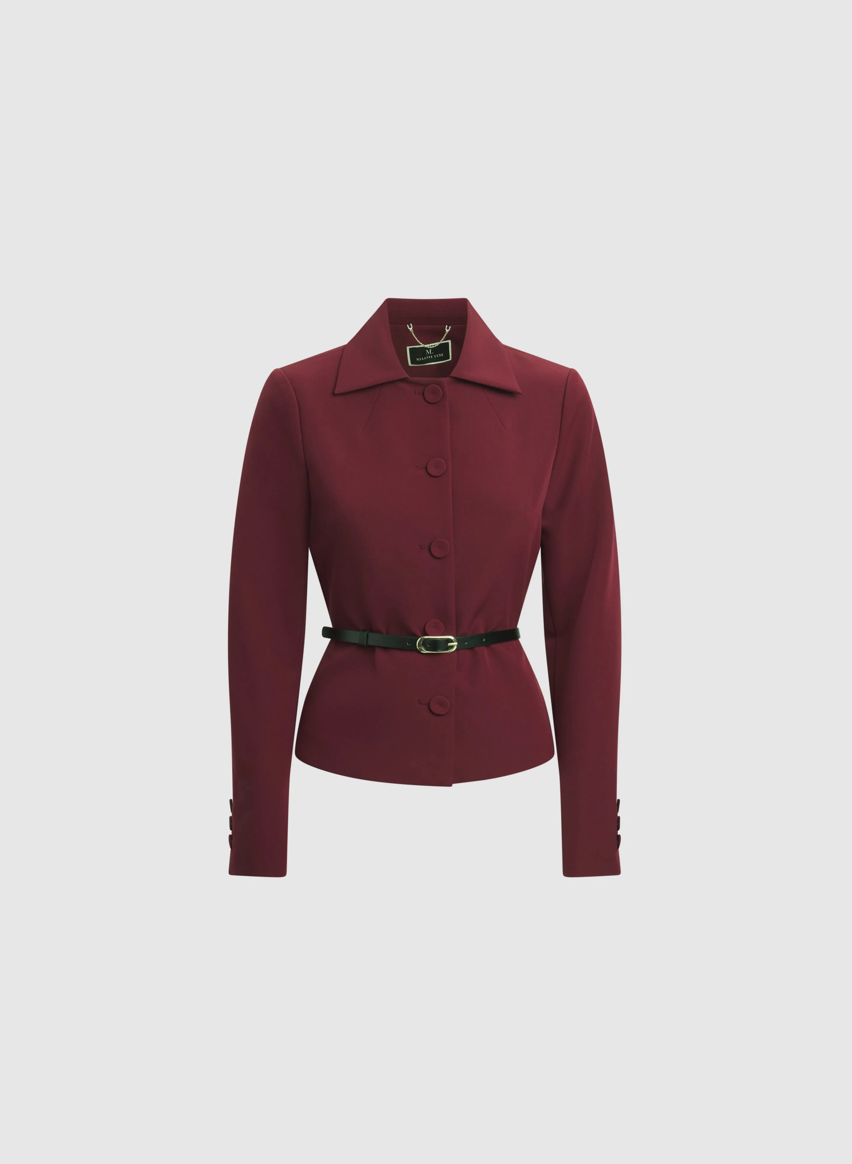 Cropped Button-Down Blazer sold by Melanie Lyne product image thumbnail 5