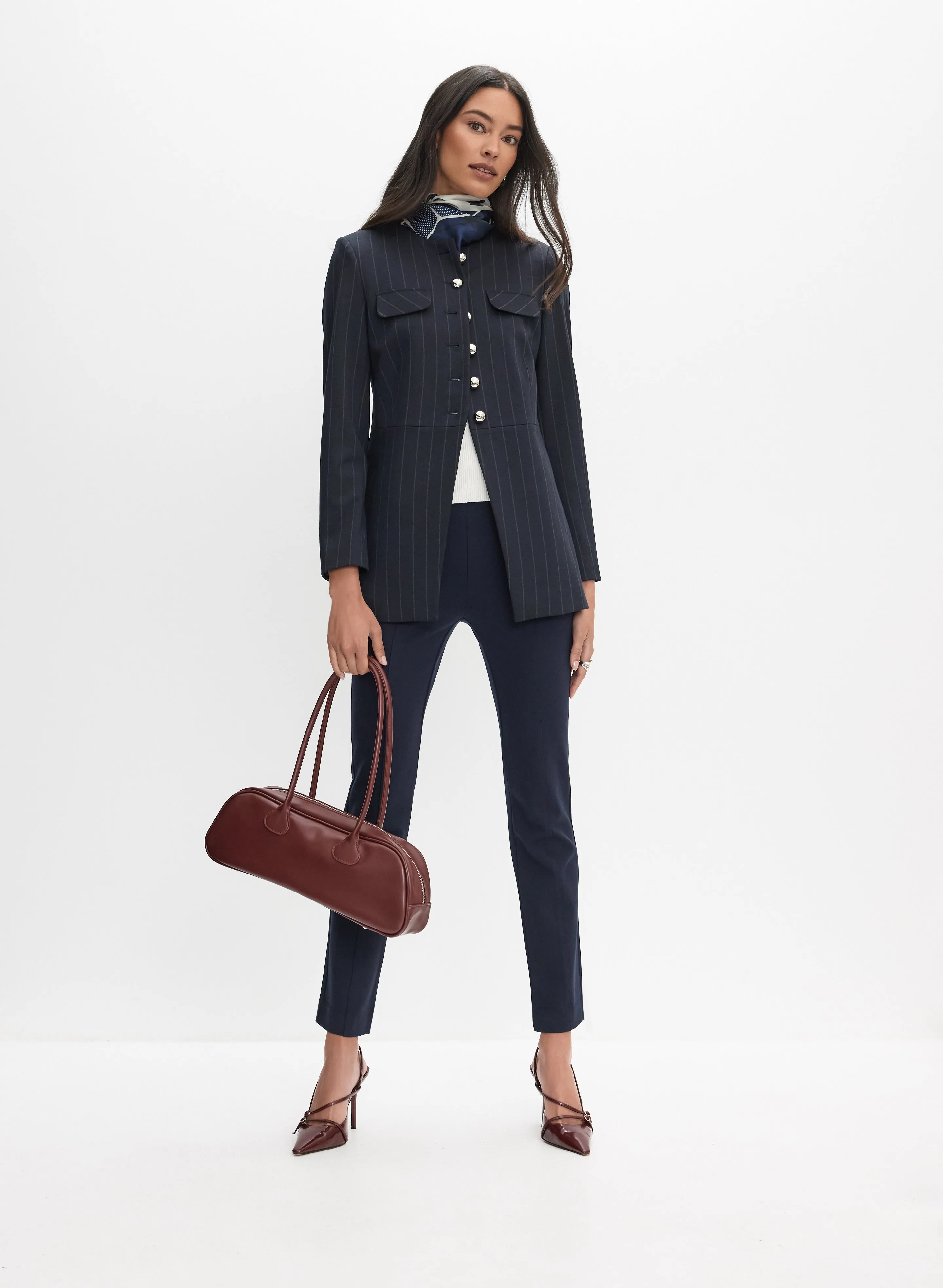 Joseph Ribkoff - Slim-Leg Pants sold by Melanie Lyne product image thumbnail 4