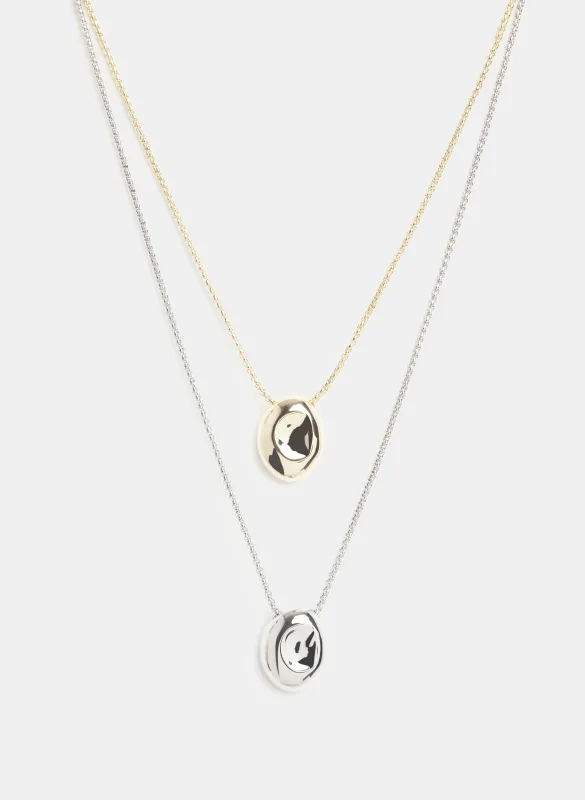 Two-Tone Tiered Necklace sold by Melanie Lyne