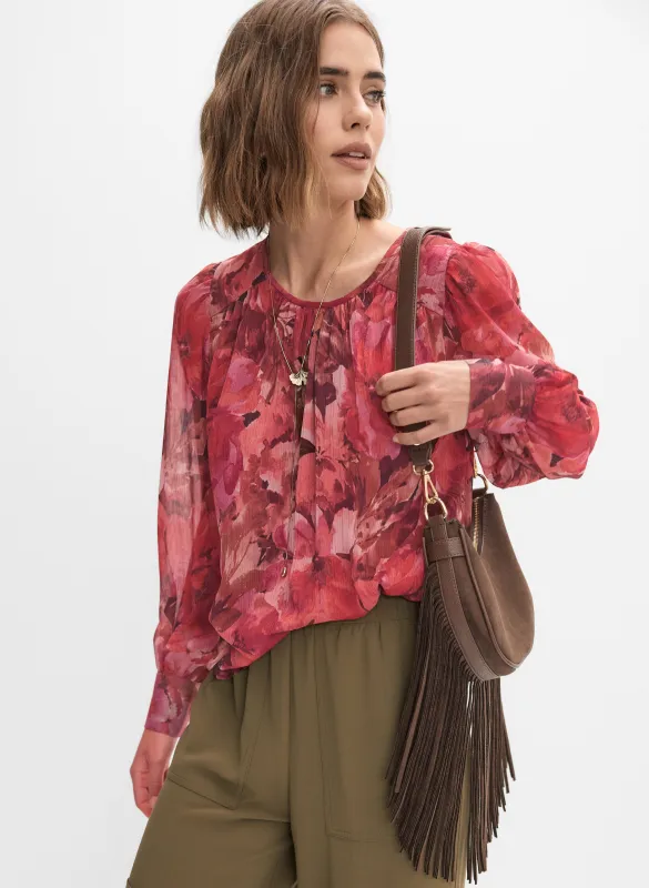 Floral Long Sleeve Blouse sold by Melanie Lyne