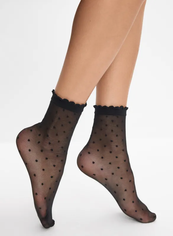 Dotted Ankle Socks sold by Melanie Lyne