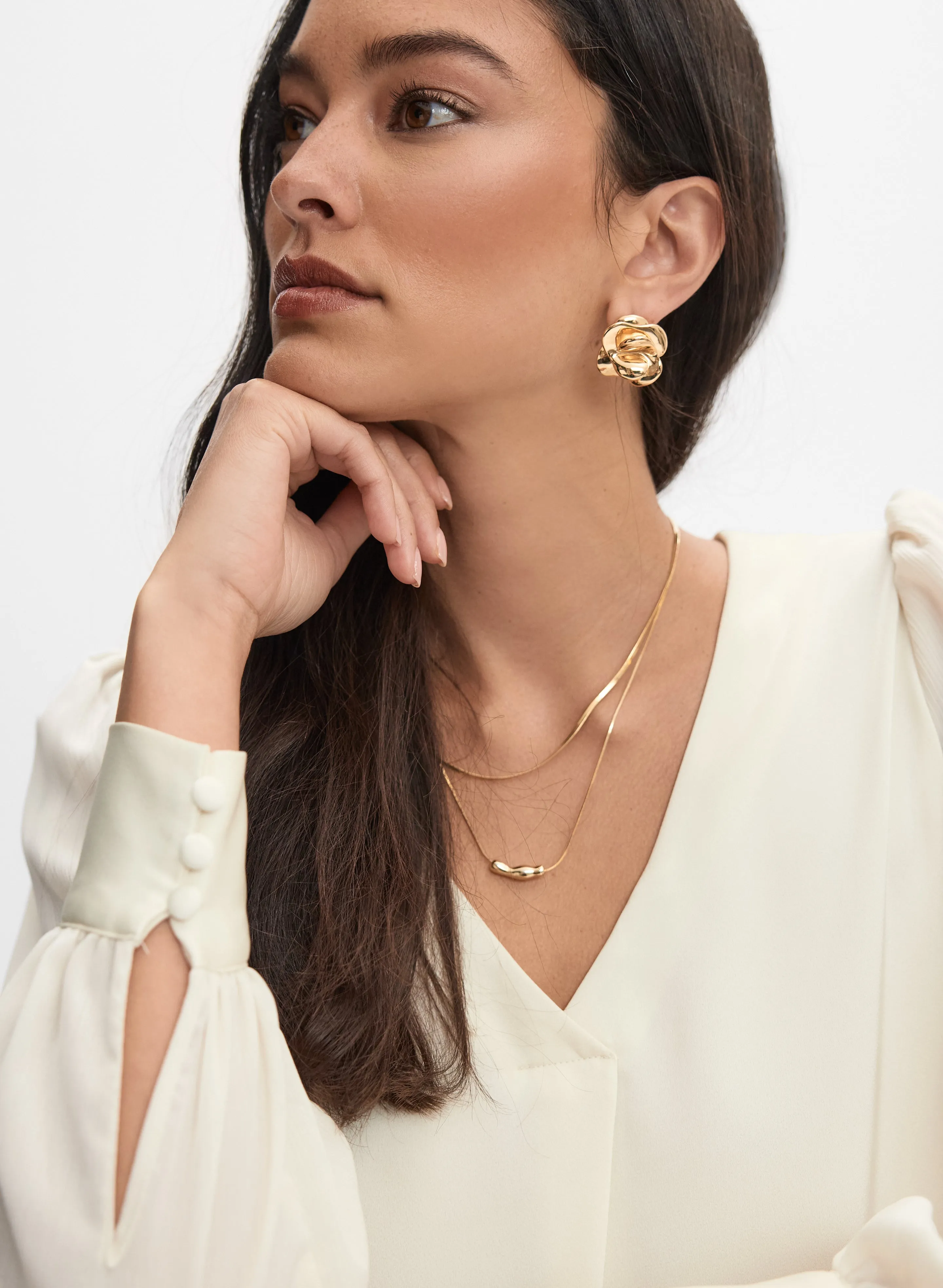 Satin Detail Blouse sold by Melanie Lyne product image thumbnail 2