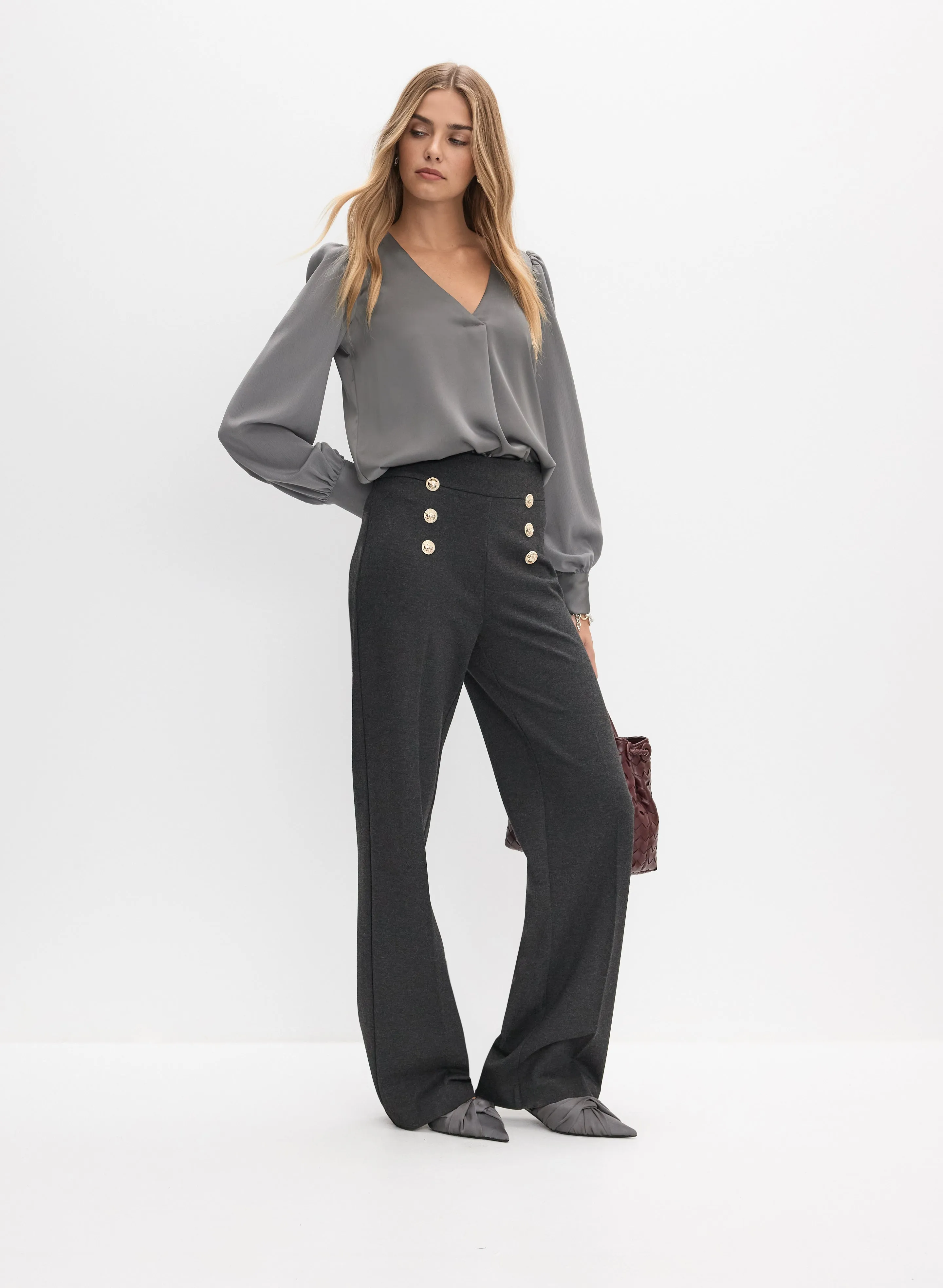 Satin Detail Blouse sold by Melanie Lyne product image thumbnail 3