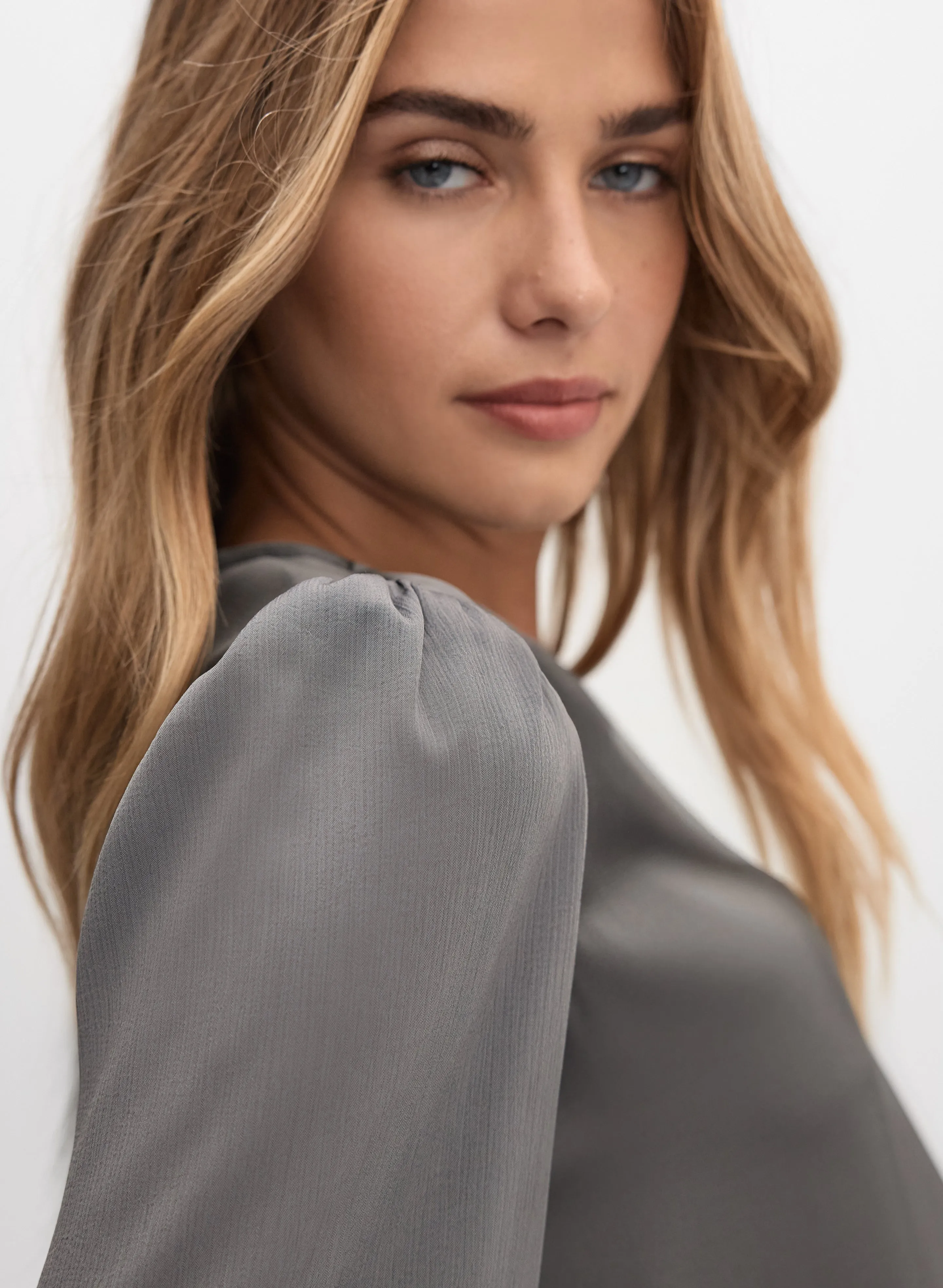 Satin Detail Blouse sold by Melanie Lyne product image thumbnail 2