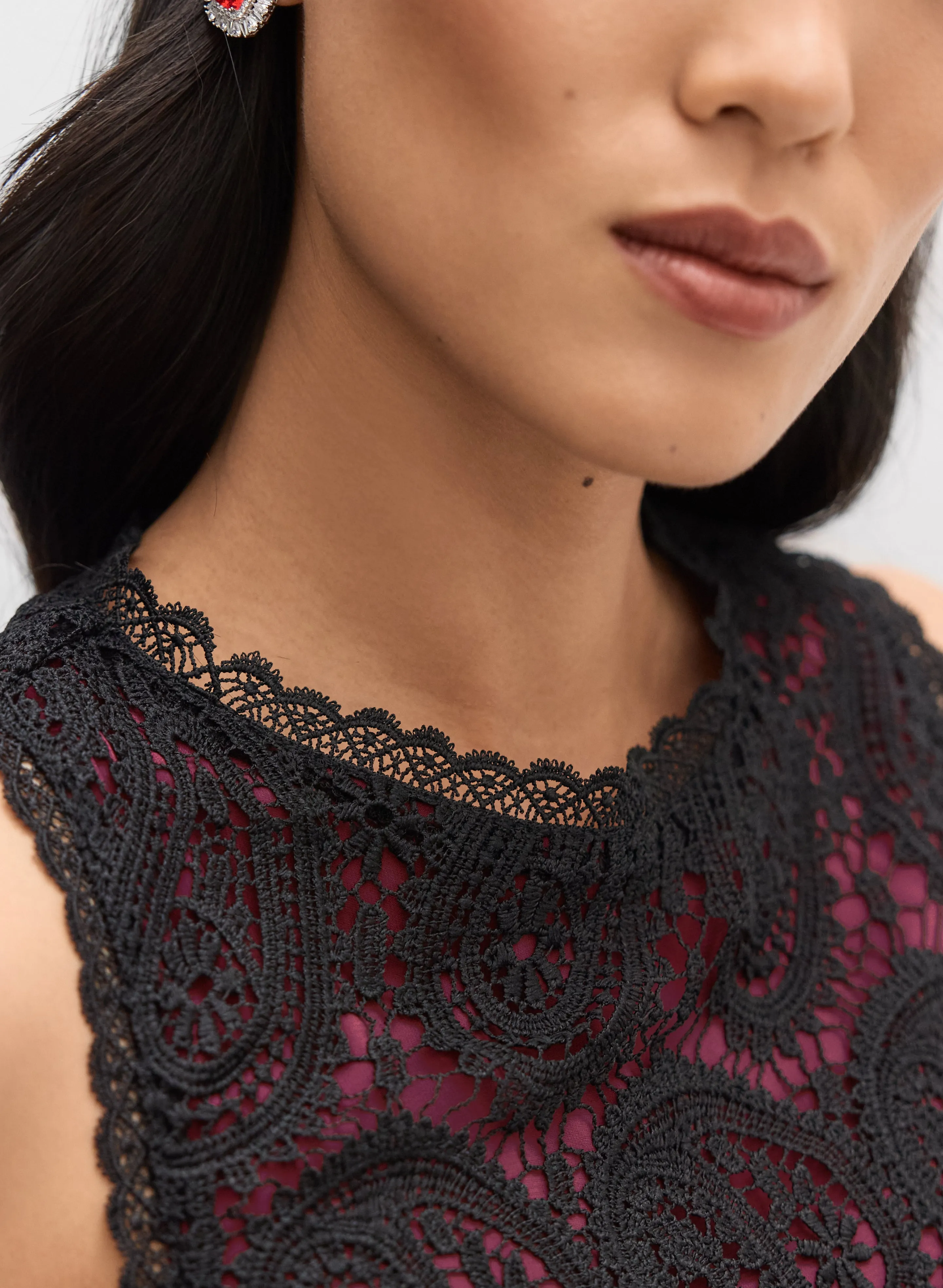 Satin & Lace Dress sold by Melanie Lyne product image thumbnail 3