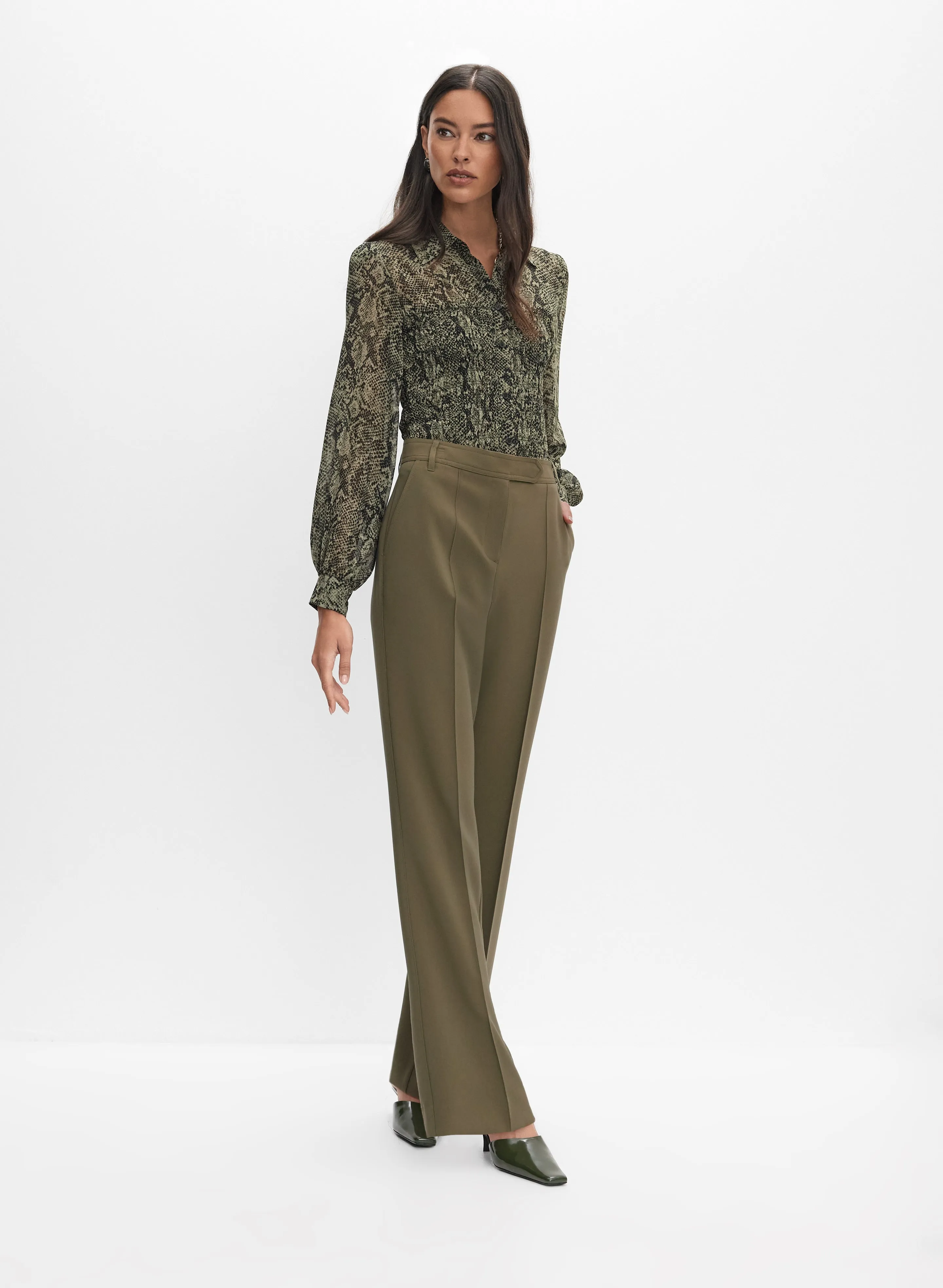 Snakeskin Print Blouse sold by Melanie Lyne product image thumbnail 3