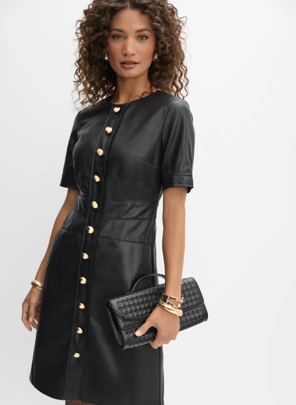 Vegan Leather Dress sold by Melanie Lyne