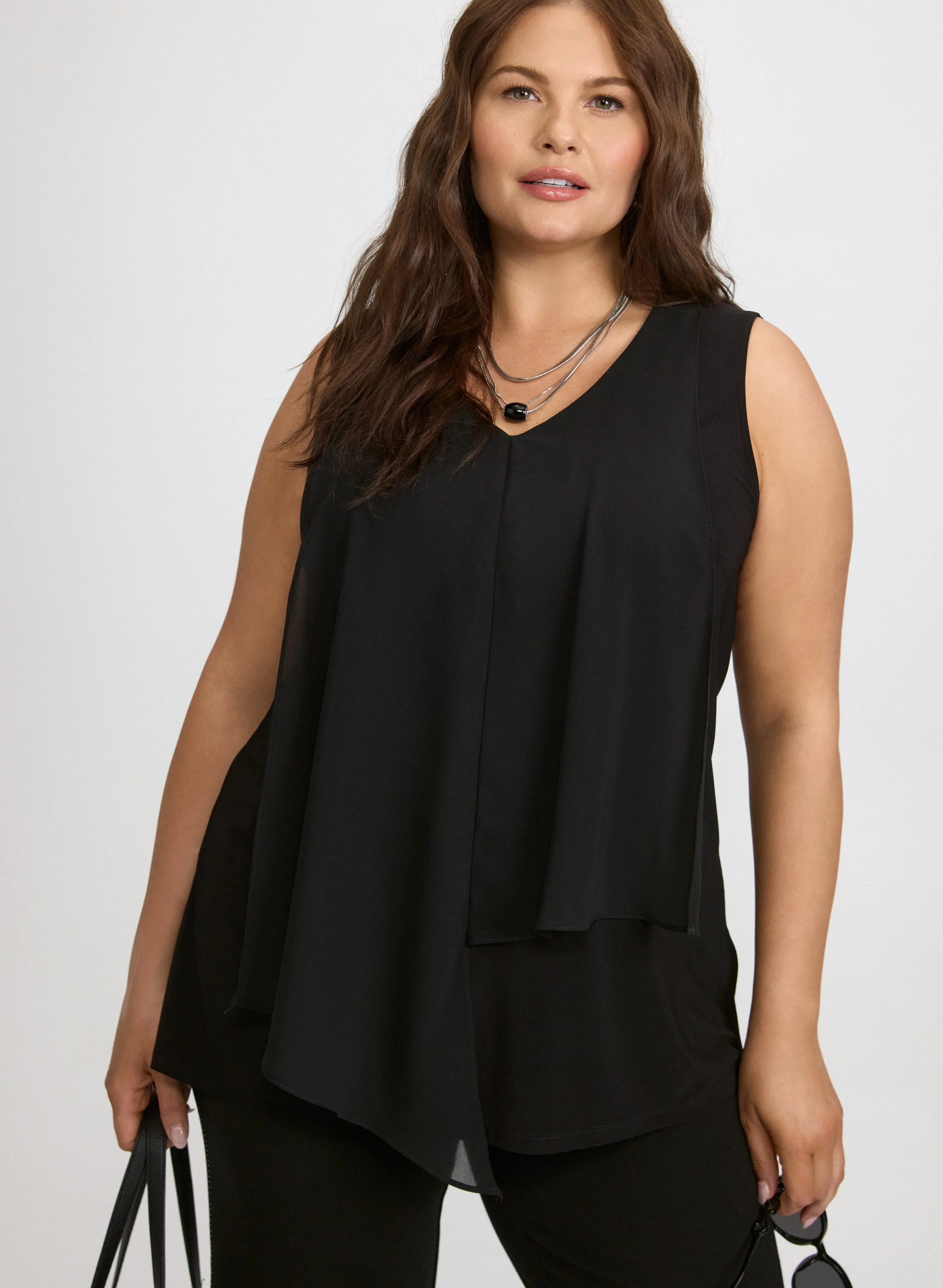 Sleeveless Layered Top sold by Melanie Lyne