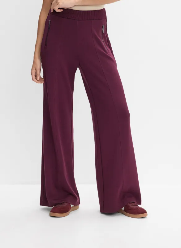 Ribbed Waist Wide-Leg Pants sold by Melanie Lyne