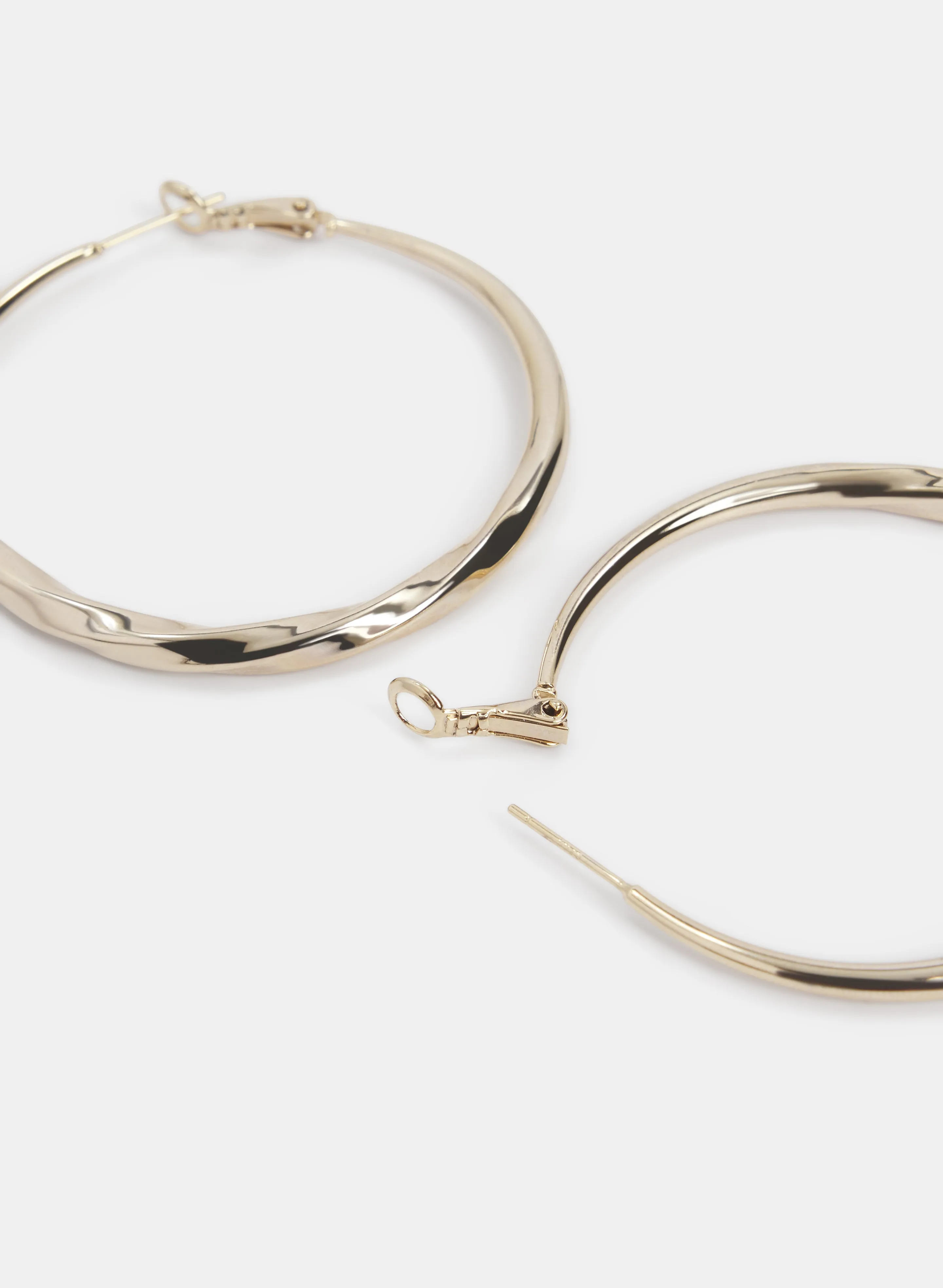 Twisted Hoop Earrings sold by Melanie Lyne product image thumbnail 2